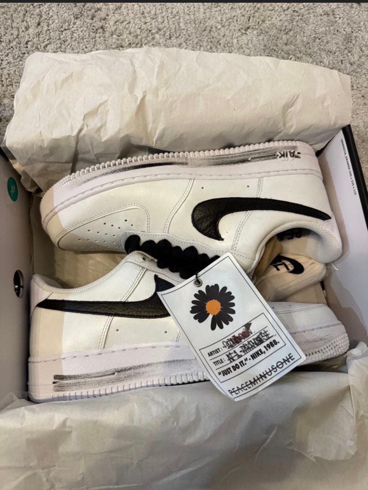 PEACEMINUSONE × Nike Air Force 1 Low "Para-noise/White/Black" / G-DRAGON