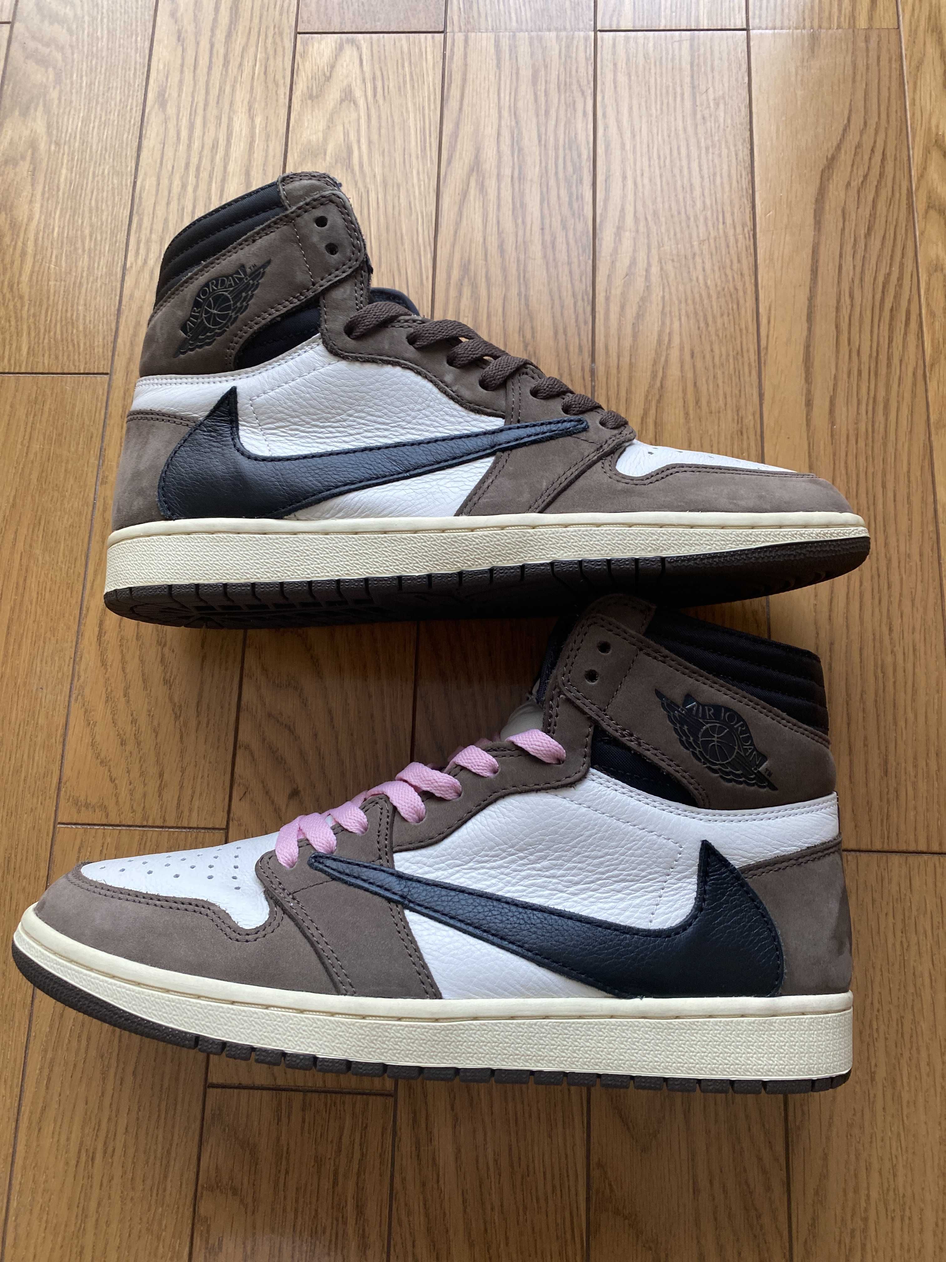 Travis Scott × Nike Air Jordan 1 Retro High OG TS SP "Sail/Dark Mocha"