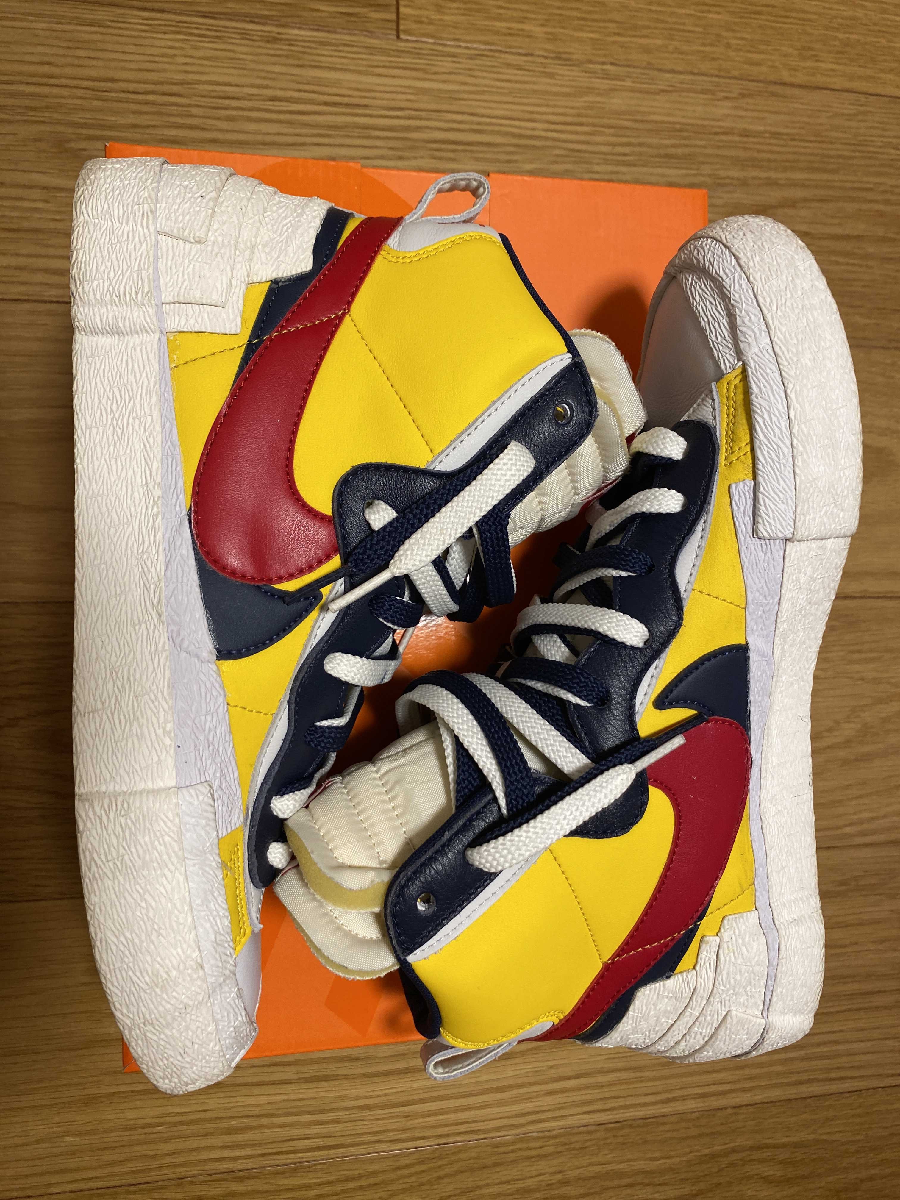 sacai × Nike Blazer Mid "Varsity Maize/Varsity Red"