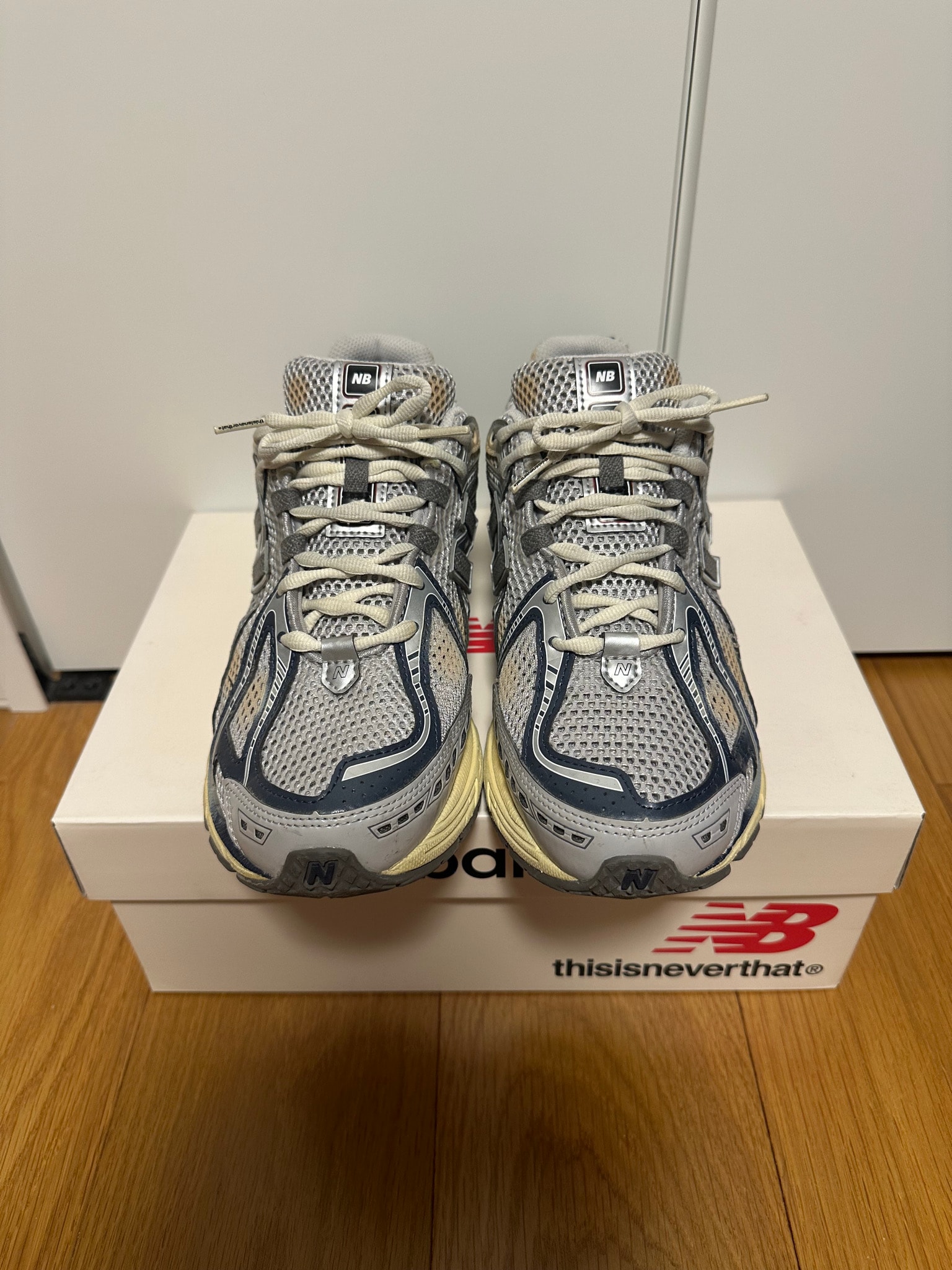 thisisneverthat × New Balance 1906R "Gray/Metallic Silver"