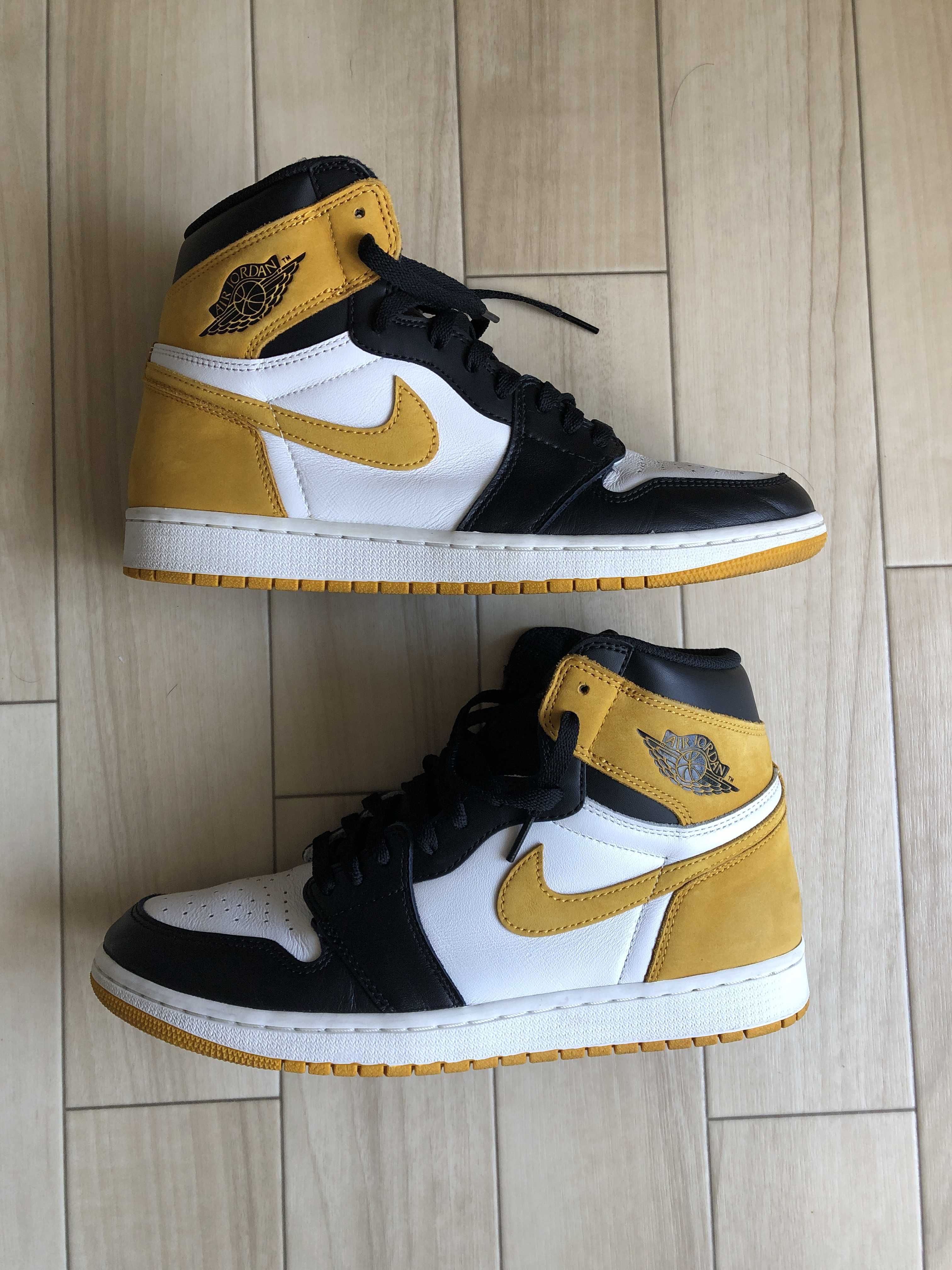 Nike Air Jordan 1 Retro High OG "Black Toe/Yellow Ochre"
