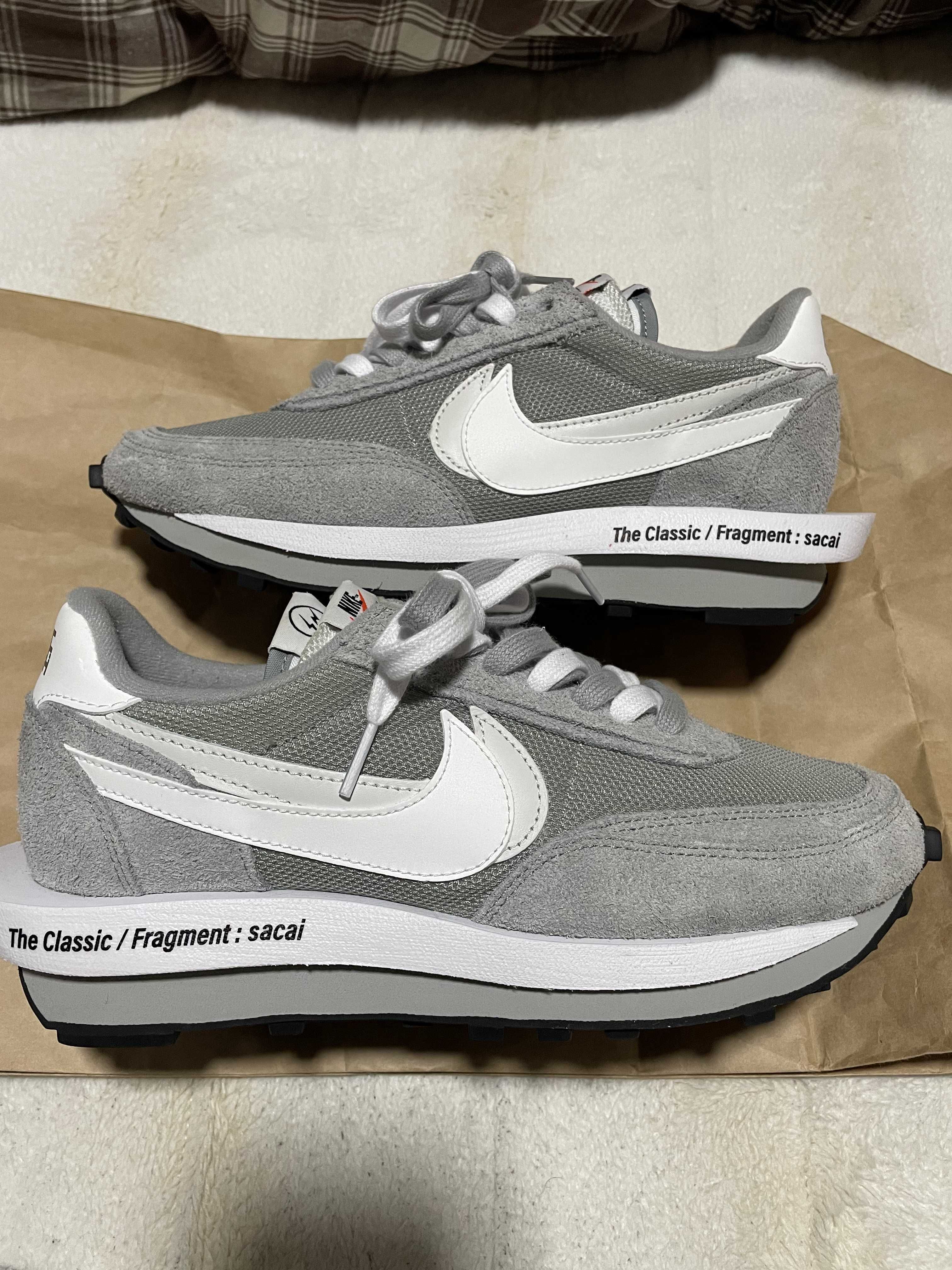 Fragment × sacai × Nike LD Waffle "Light Smoke Grey"