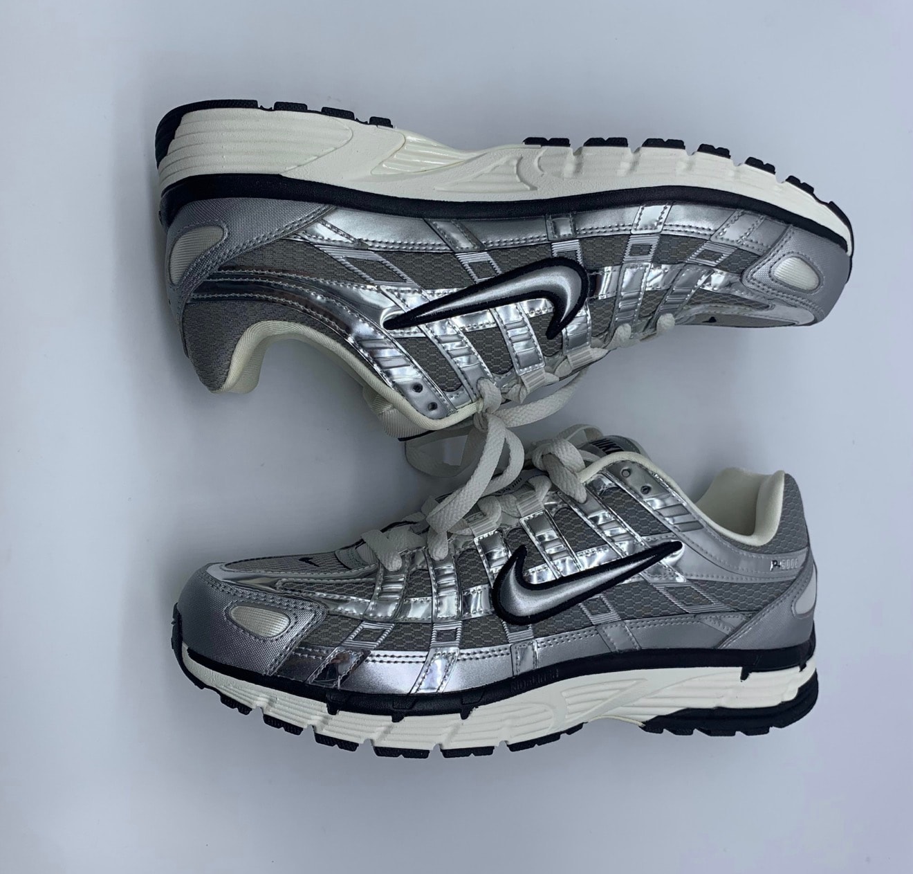 Nike P-6000 "Metallic Silver/Sail/Black"