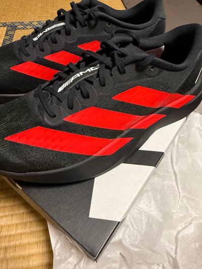 Mercedes AMG × adidas Adizero EVO SL "Core Black/Lucid Red/Cloud White"