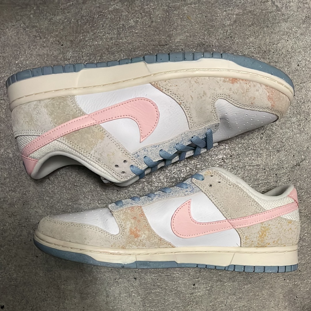 Nike Dunk Low Retro "Pink Blue/Gold Fade"