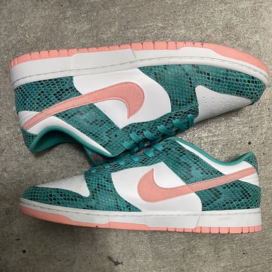 Nike Dunk Low "Turquoise Snakeskin"