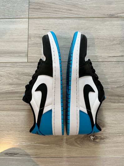 Nike Air Jordan 1 Low OG "Black and Dark Powder Blue/UNC"