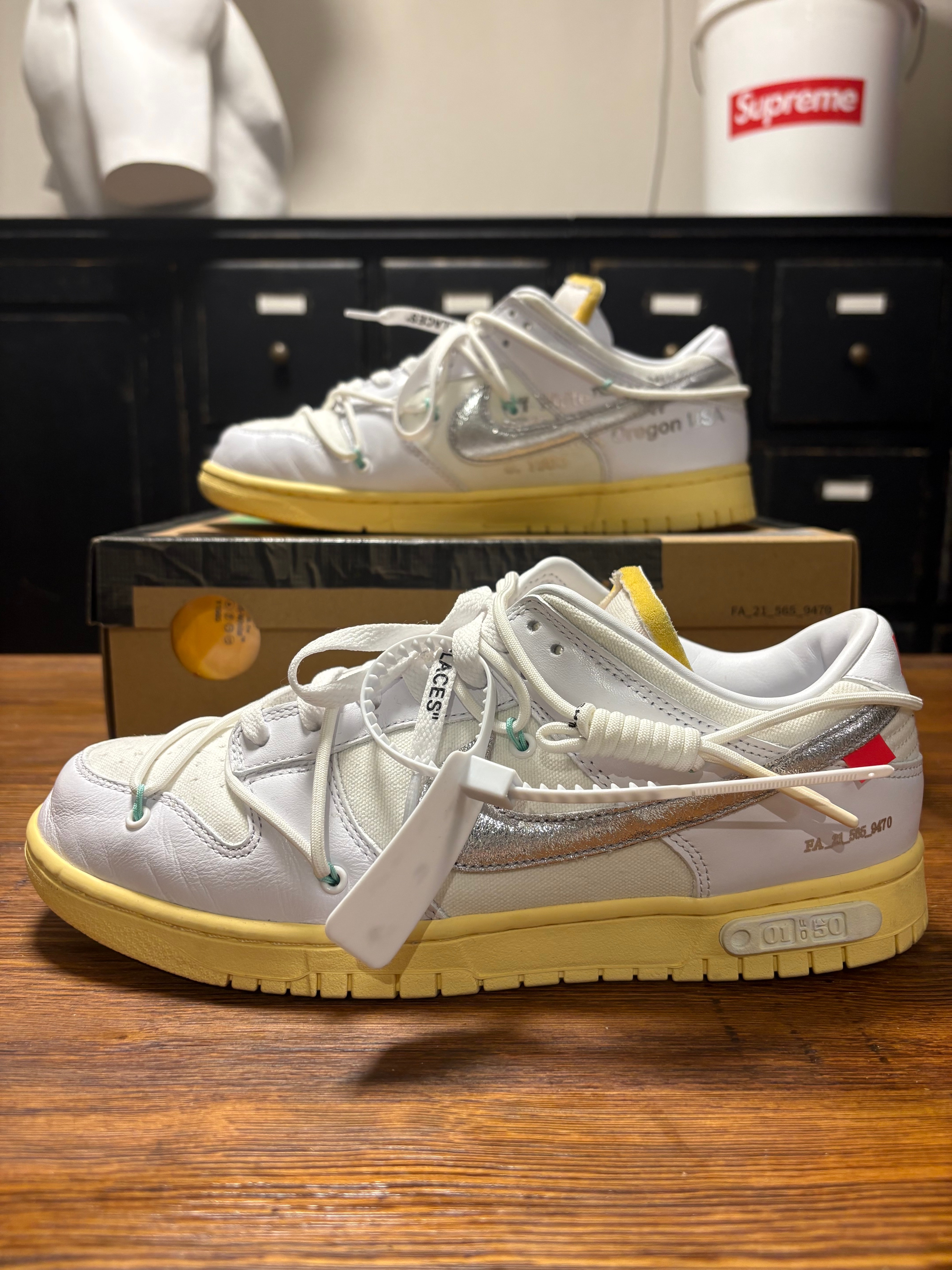 Off-White × Nike Dunk Low 1 of 50 "Lot.1"