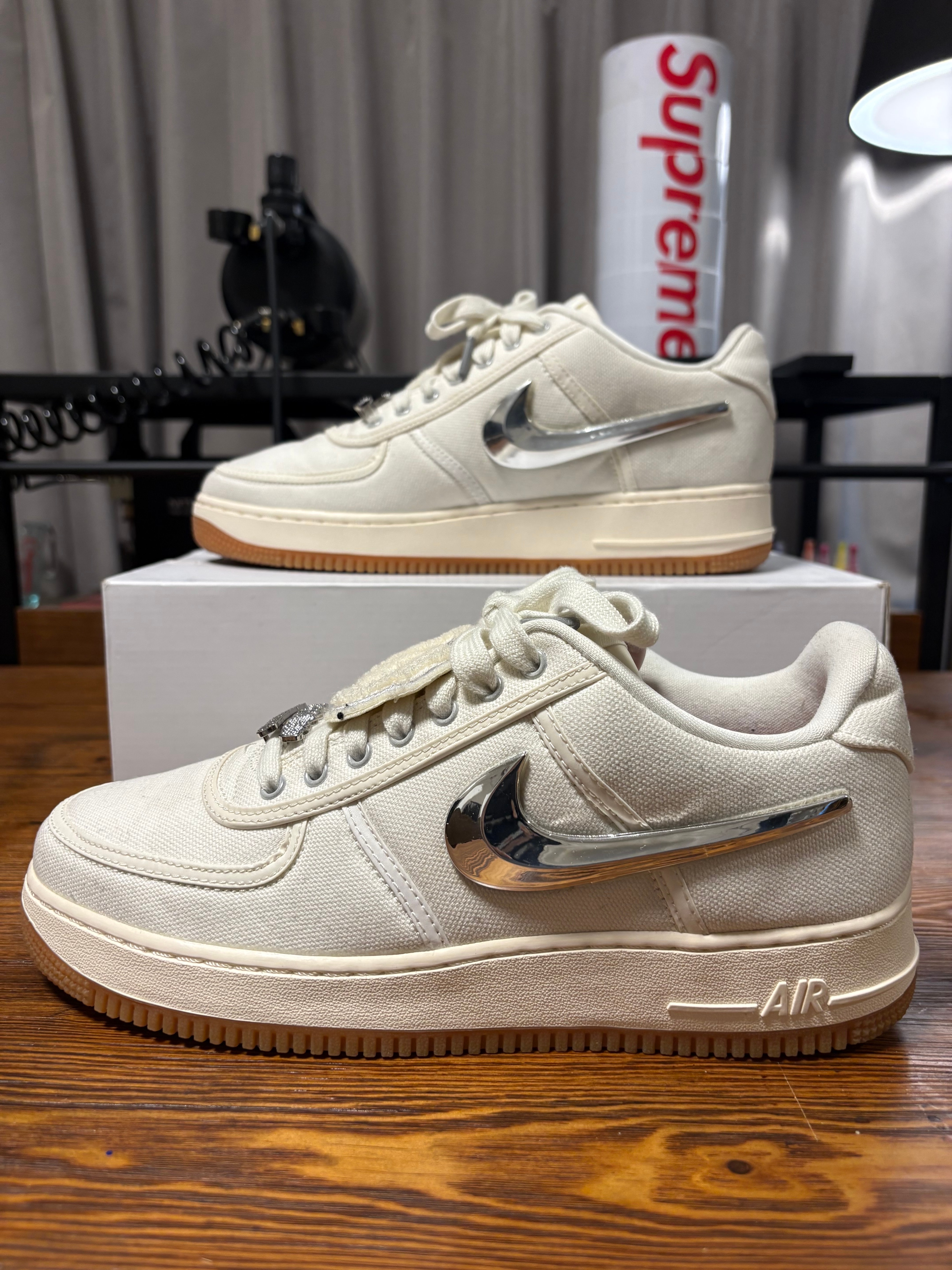 Travis Scott × Nike Air Force 1 Low "Sail"
