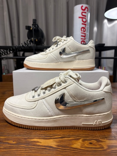 Travis Scott × Nike Air Force 1 Low "Sail"