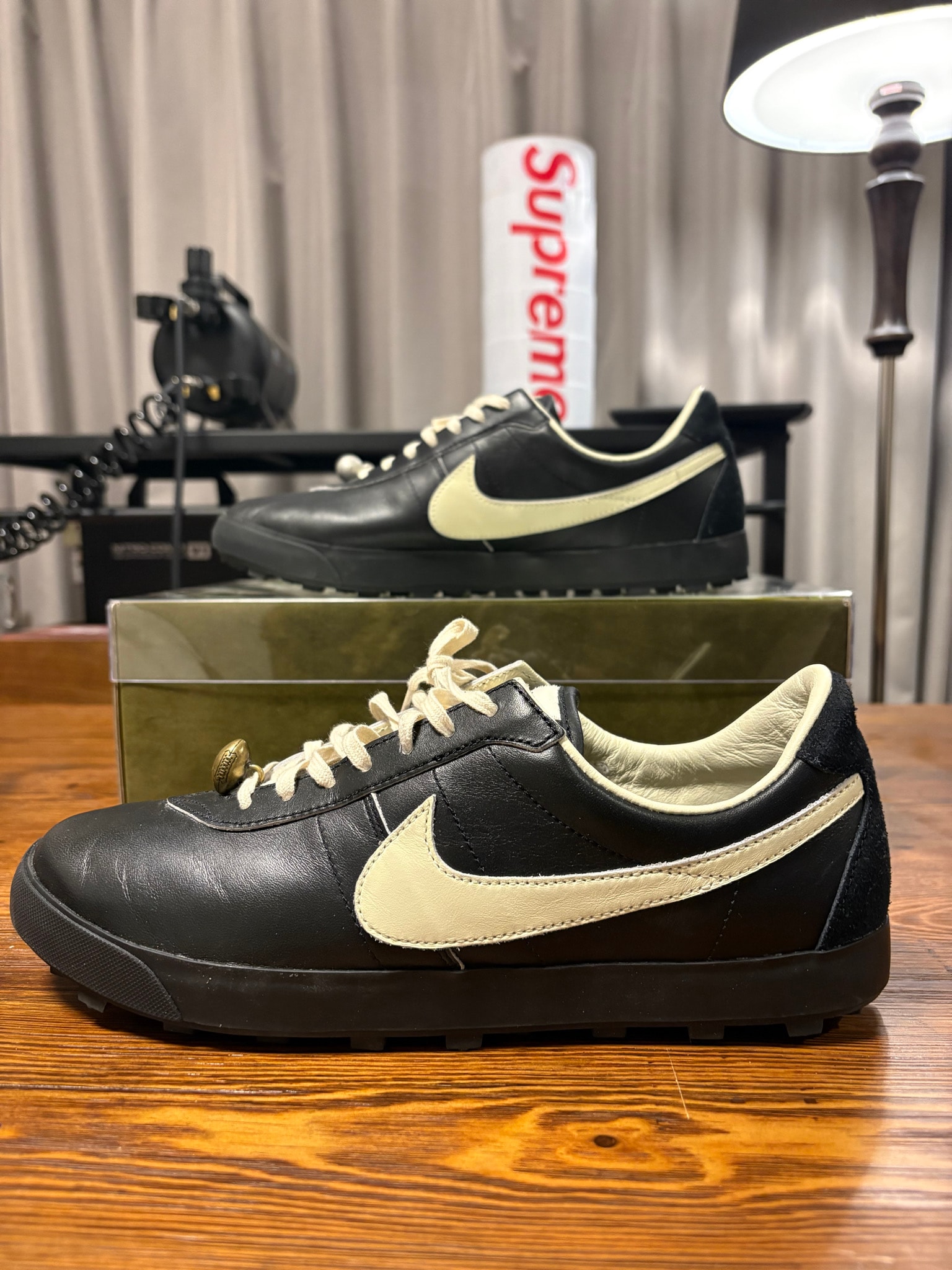 Bode × Nike Astro Grabber "Black and Coconut Milk"