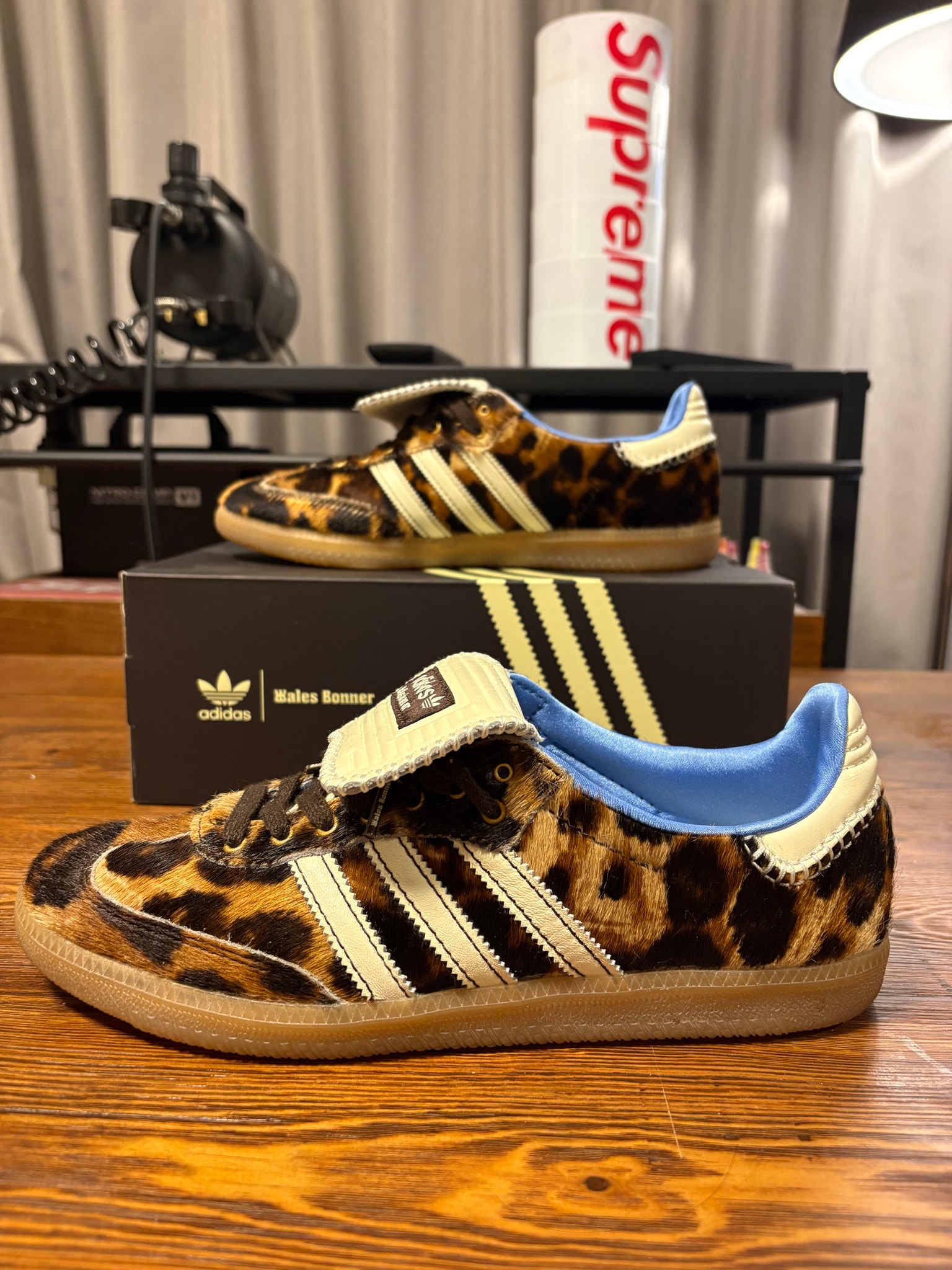 Wales Bonner × adidas Samba Pony Leo Low "Dark Brown/Cream White"