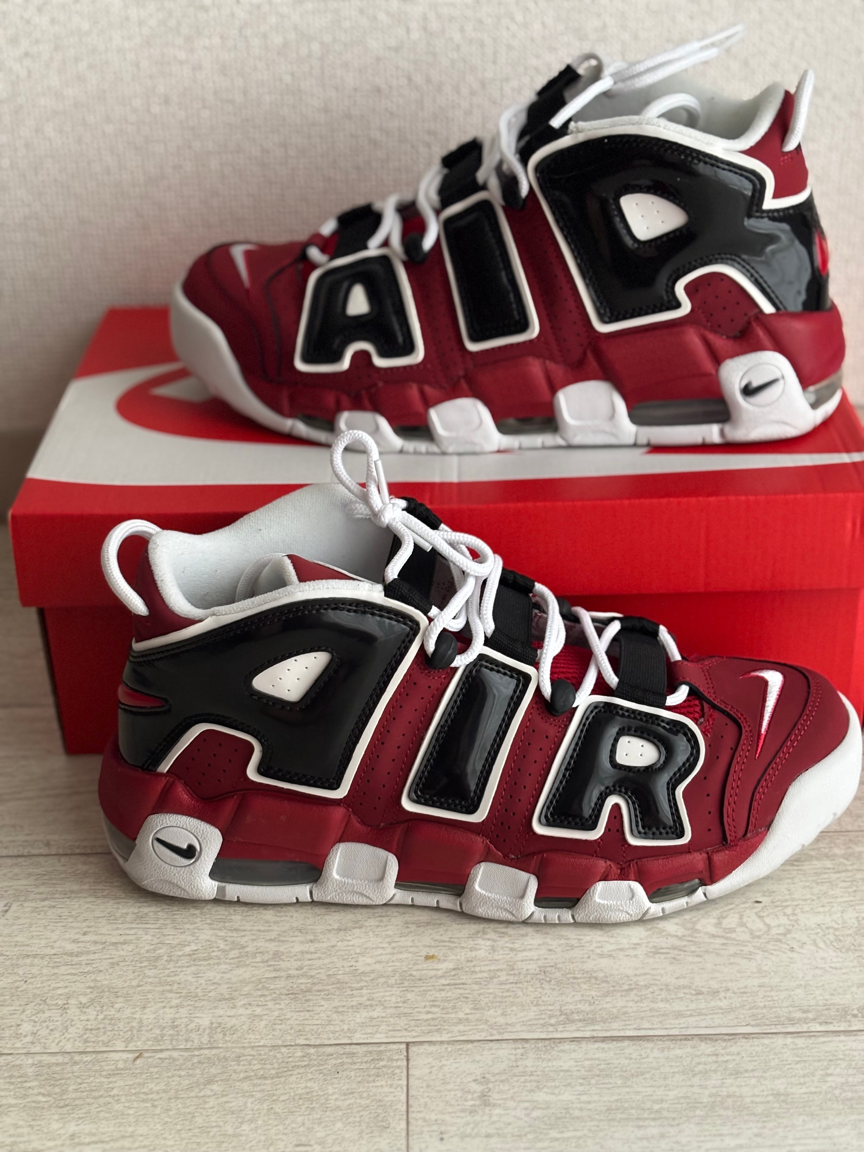 ナイキ エアモアアップテンポ ’96 "ブラック アンド バーシティレッド" (2021) 