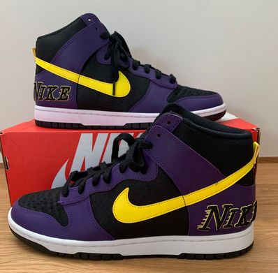 Nike Dunk High EMB "Lakers"