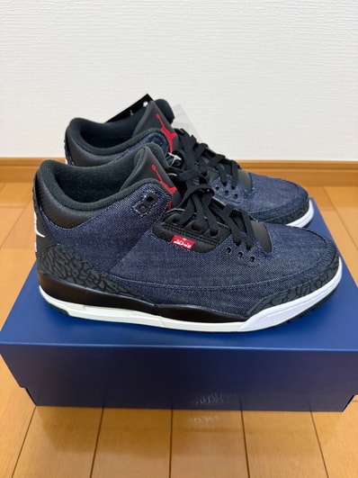 Levi’s × Nike Air Jordan 3 Retro SP "Indigo and Gym Red" (LEVI'S Tab)