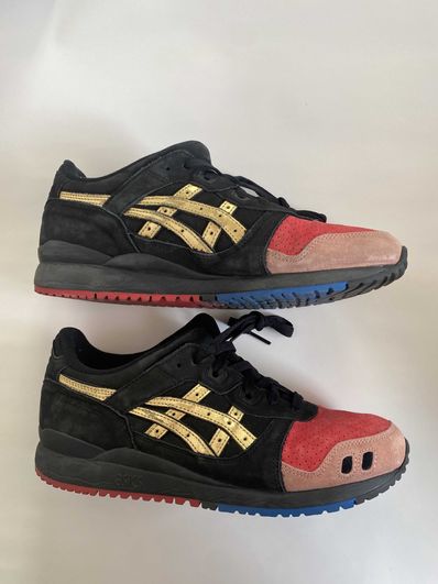 Ronnie Fieg × Asics Gel-Lyte III Tokyo Trio 252.1 "Black/Gold"