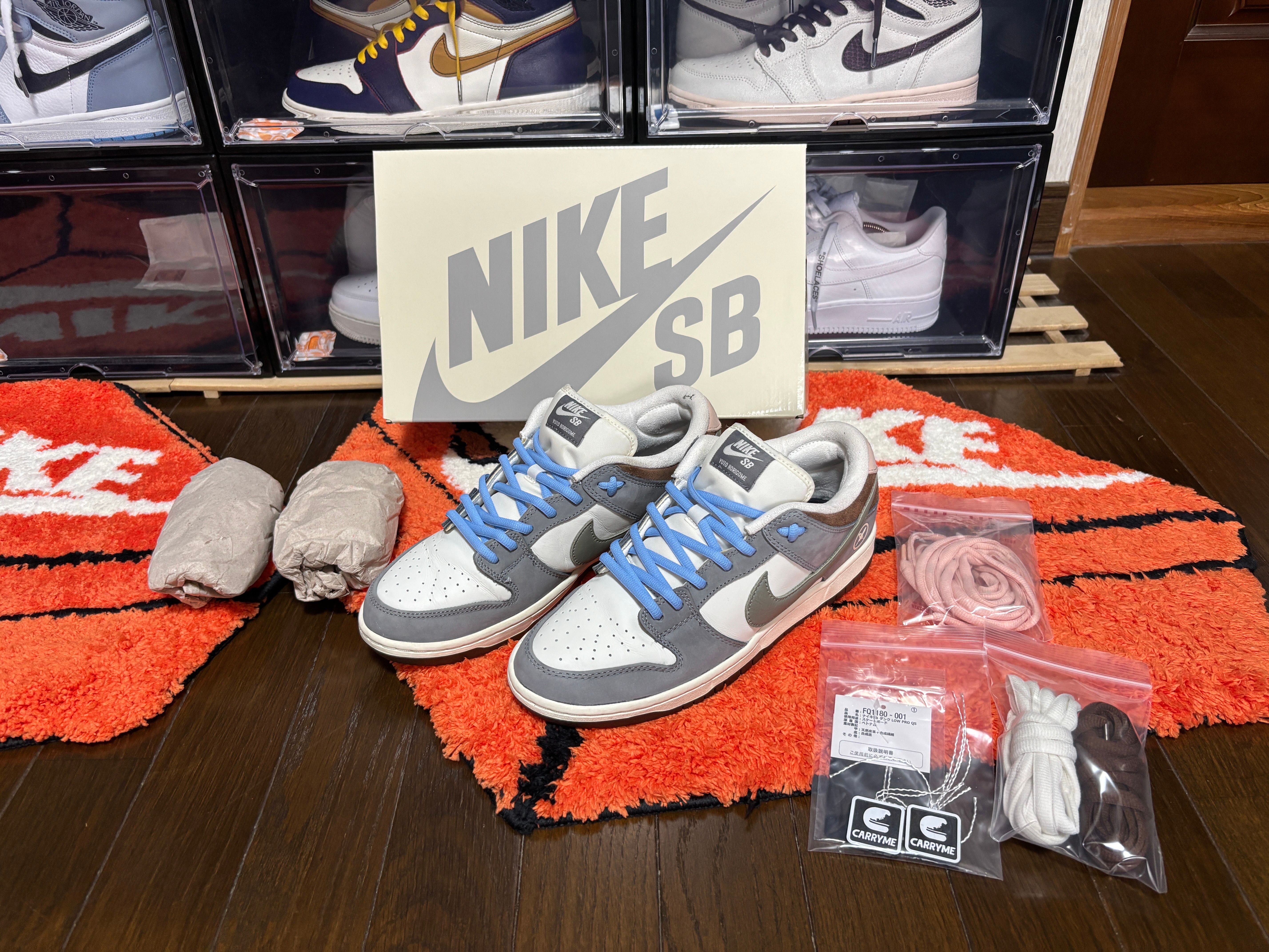 堀米 雄斗(Yuto Horigome) × Nike SB Dunk Low Pro QS "Wolf Grey"