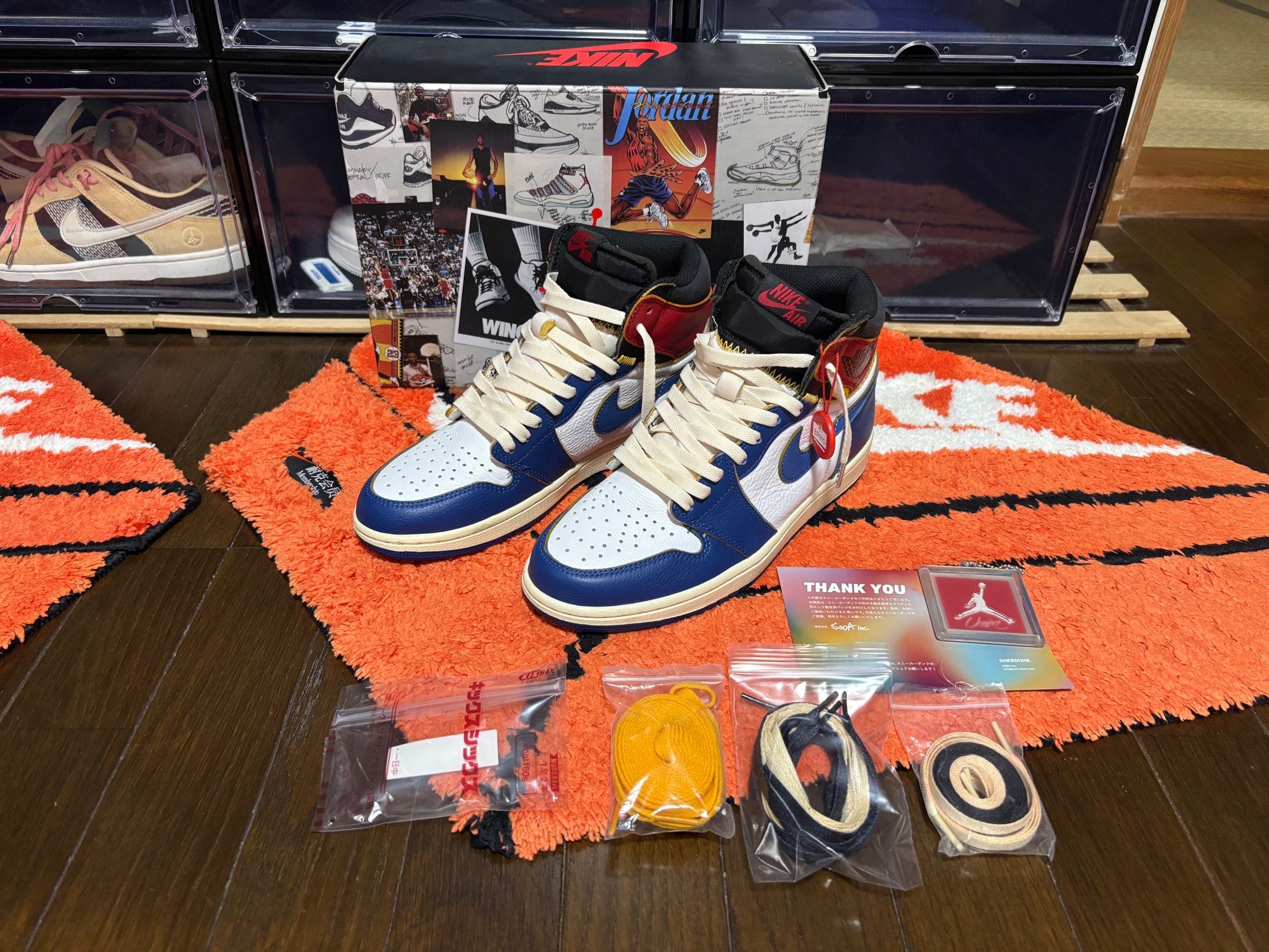 UNION × Nike Air Jordan 1 Retro High OG NRG "Storm Blue/Varsity Red"