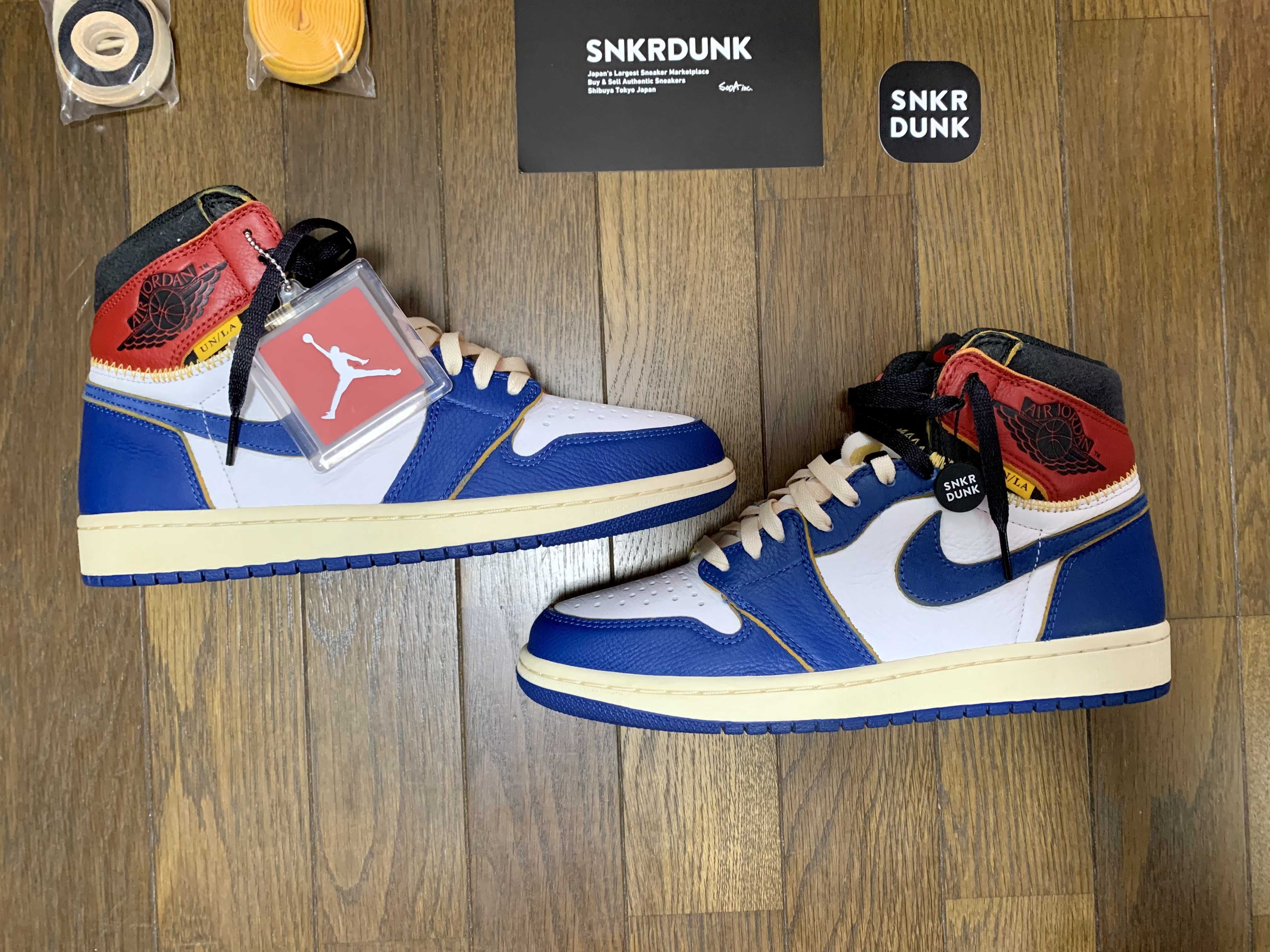 Union × Nike Air Jordan 1 Retro High OG NRG "Storm Blue/Varsity Red"