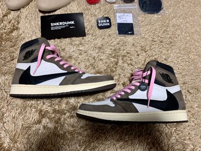 Travis Scott × Nike Air Jordan 1 Retro High OG TS SP "Sail/Dark Mocha"