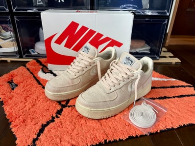 Stussy × Nike Air Force 1 Low "Fossil Stone"