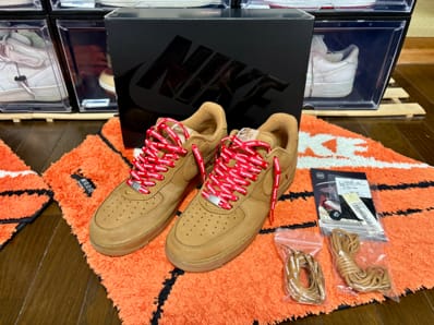 Supreme × Nike Air Force 1 Low "Flax/Wheat"