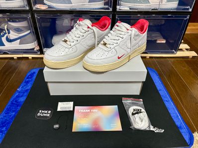 KITH × Nike Air Force 1 Low "White/Red"