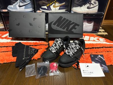 Travis Scott × Nike Air Jordan 1 Low OG SP "Black Phantom"