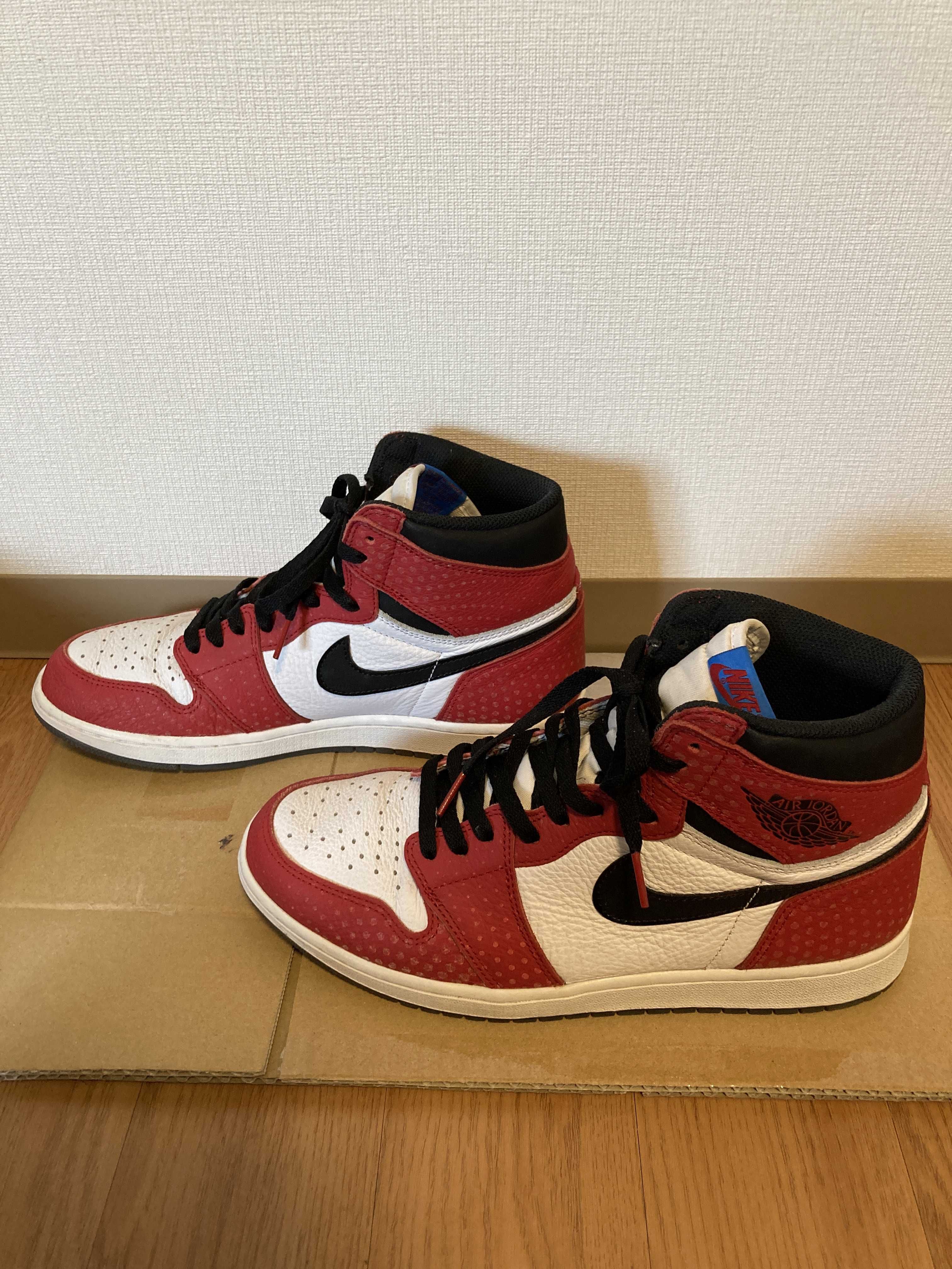 Spiderman × Nike Air Jordan 1 Origin Story "Gym Red/White/Photo Blue/Black"