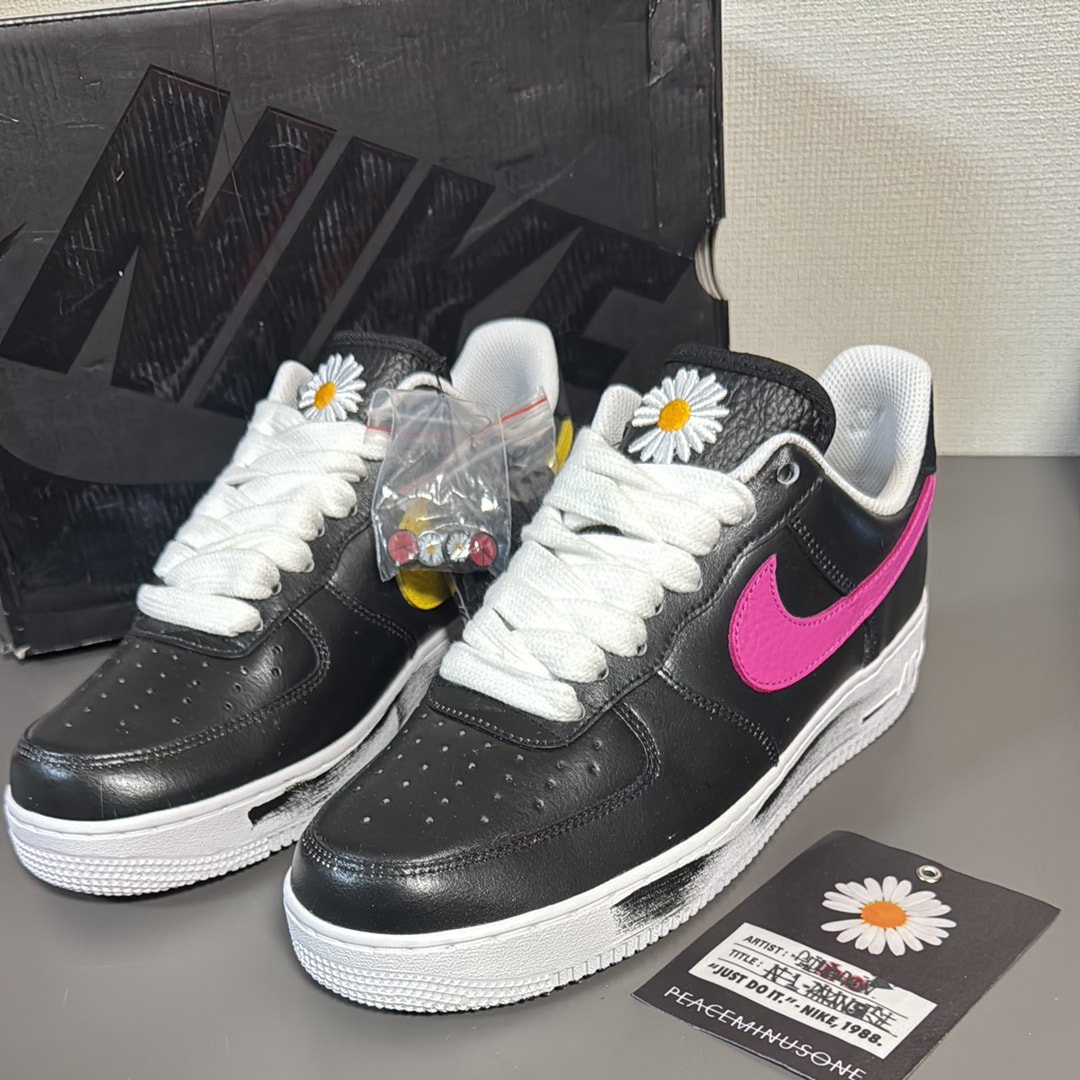 PEACEMINUSONE × Nike Air Force 1 Low '07 Para-Noise 3.0 "Black and Multi-Color" / G-DRAGON