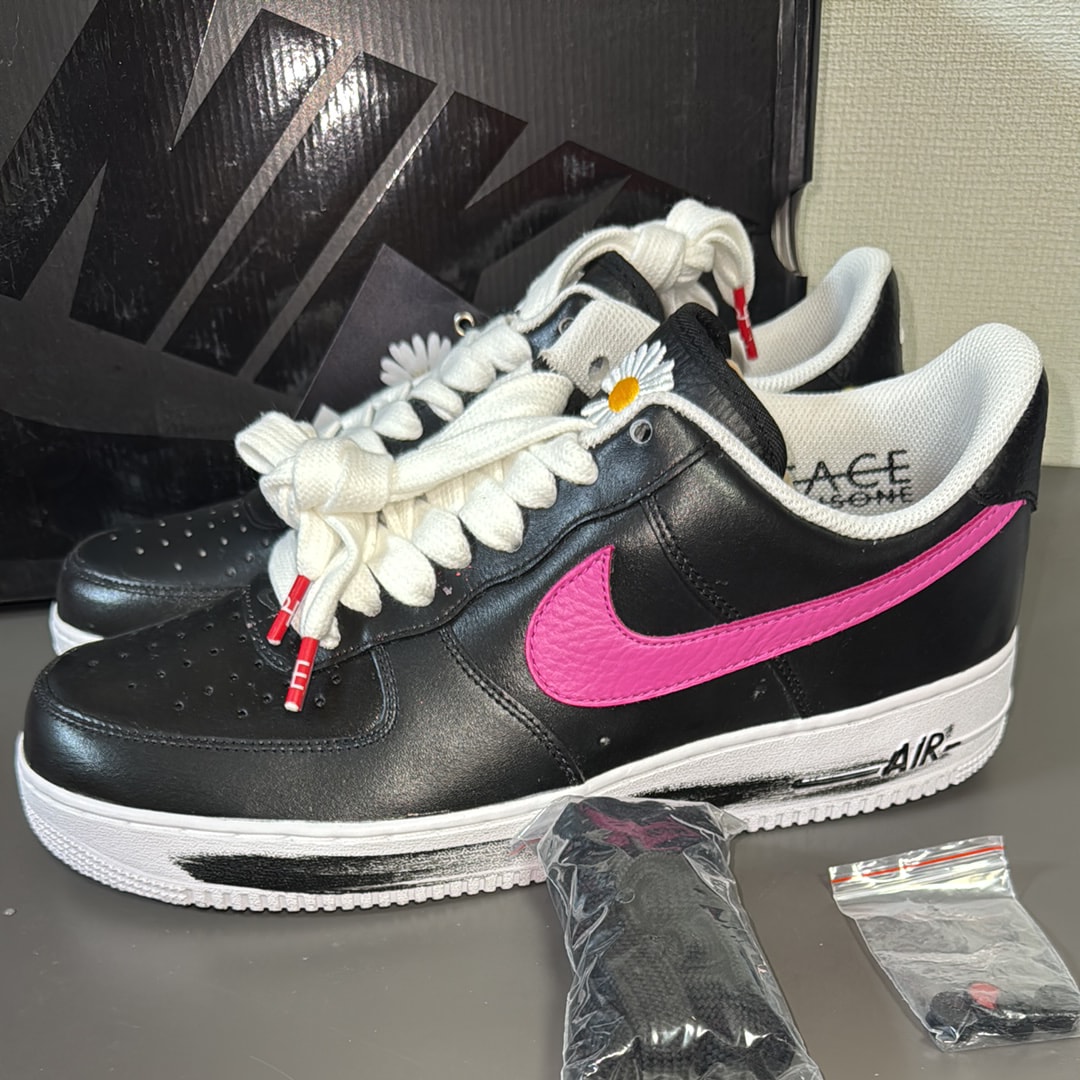 ピースマイナスワン × ナイキ エアフォース1 ロー '07 パラノイズ3.0 "ブラック アンド マルチカラー" / ジードラゴン