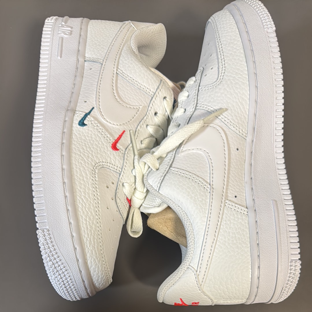 Nike Women's Air Force 1 Low '07 Essential "Summit White/Solar Red"