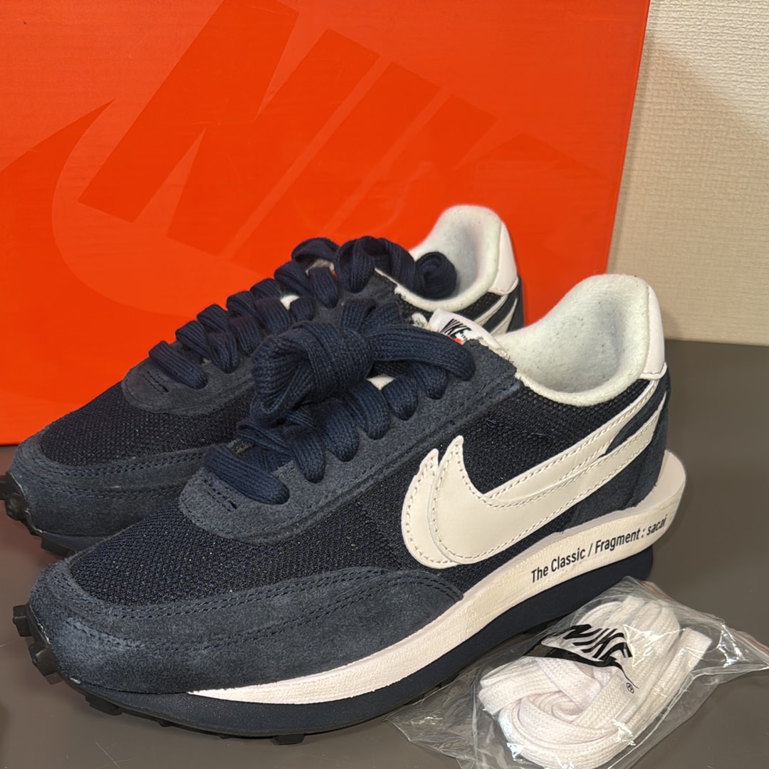 フラグメント × サカイ × ナイキ LD ワッフル "ブラックエンデッド ブルー"