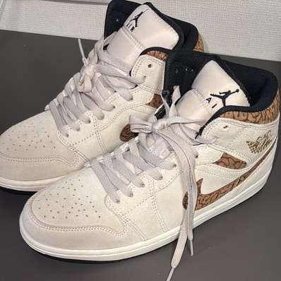 Nike Air Jordan 1 Mid SE "Brown Elephant/Safari"