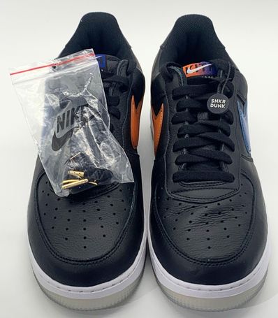 KITH × Nike Air Force 1 Low New York Knicks "Black/Brilliant Orange/Rush/Brilliant White"