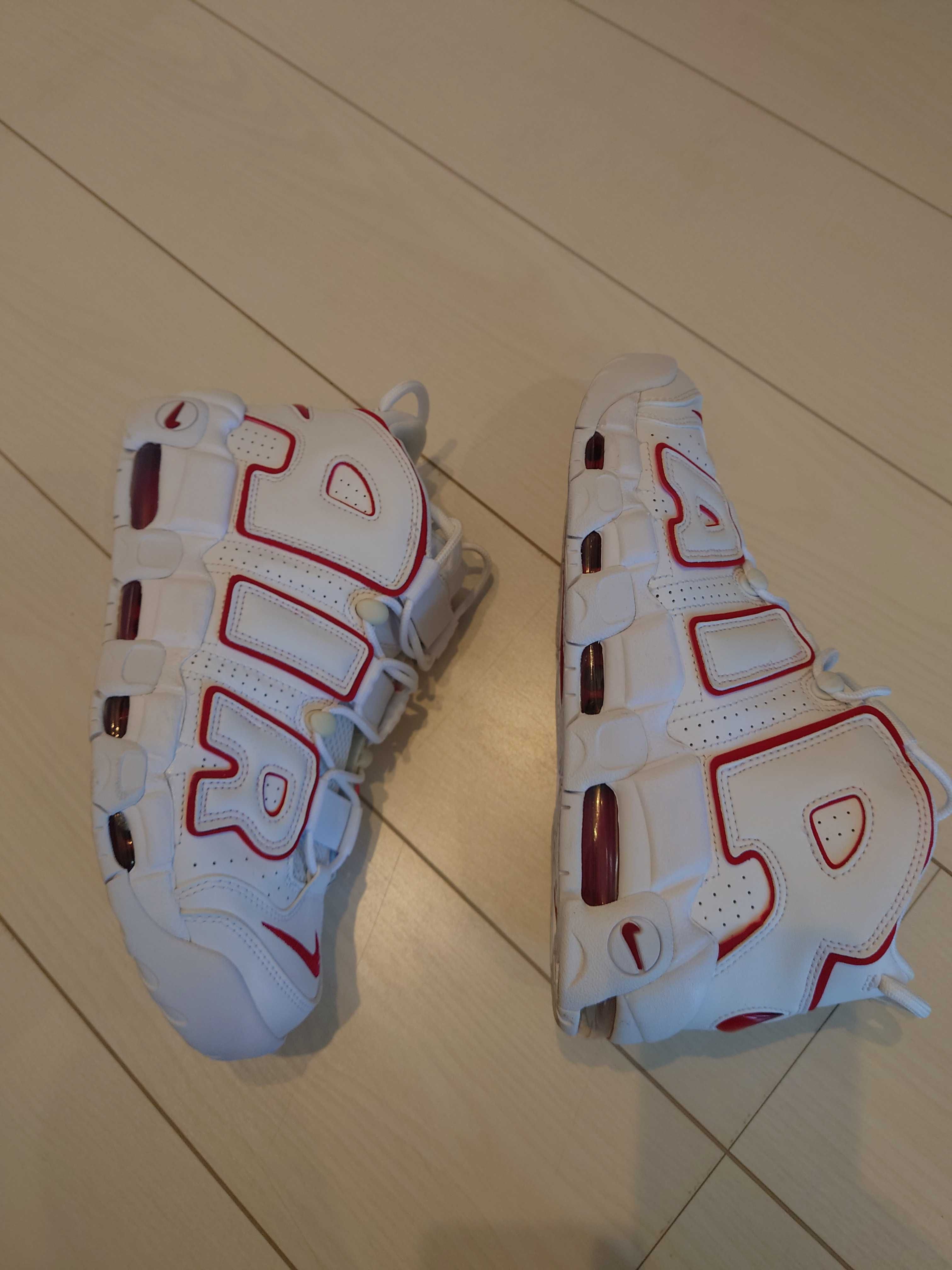 NIKE AIR MORE UPTEMPO "WHITE/VARSITY RED" (2021)