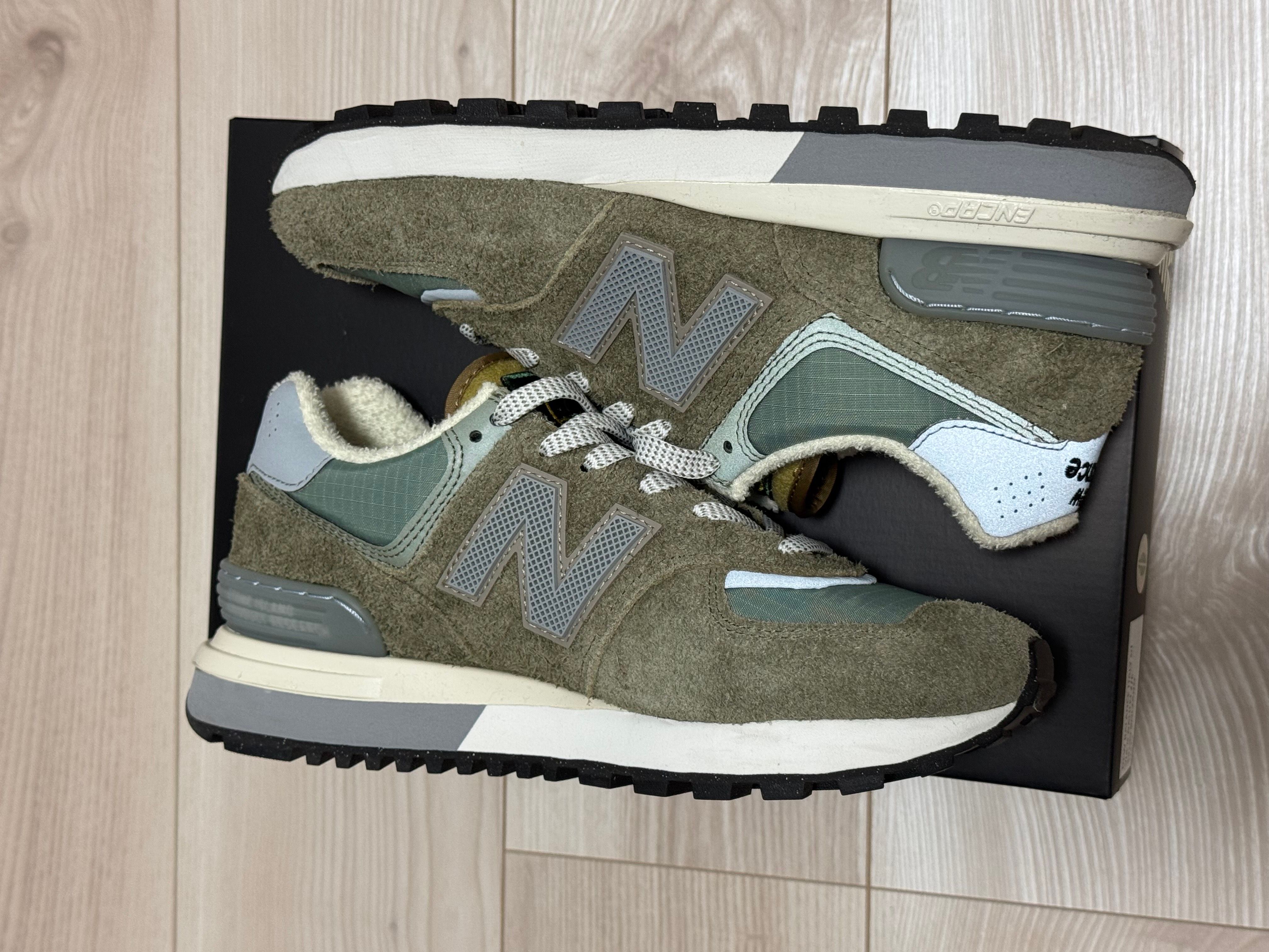 Stone Island × New Balance 574 Legacy "Green"