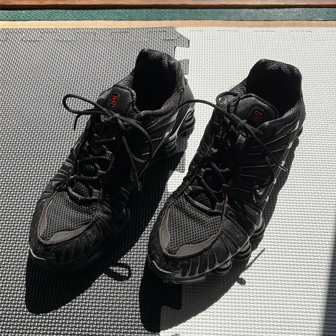Nike Shox TL "Black/Metallic Hematite/Max Orange/Black"