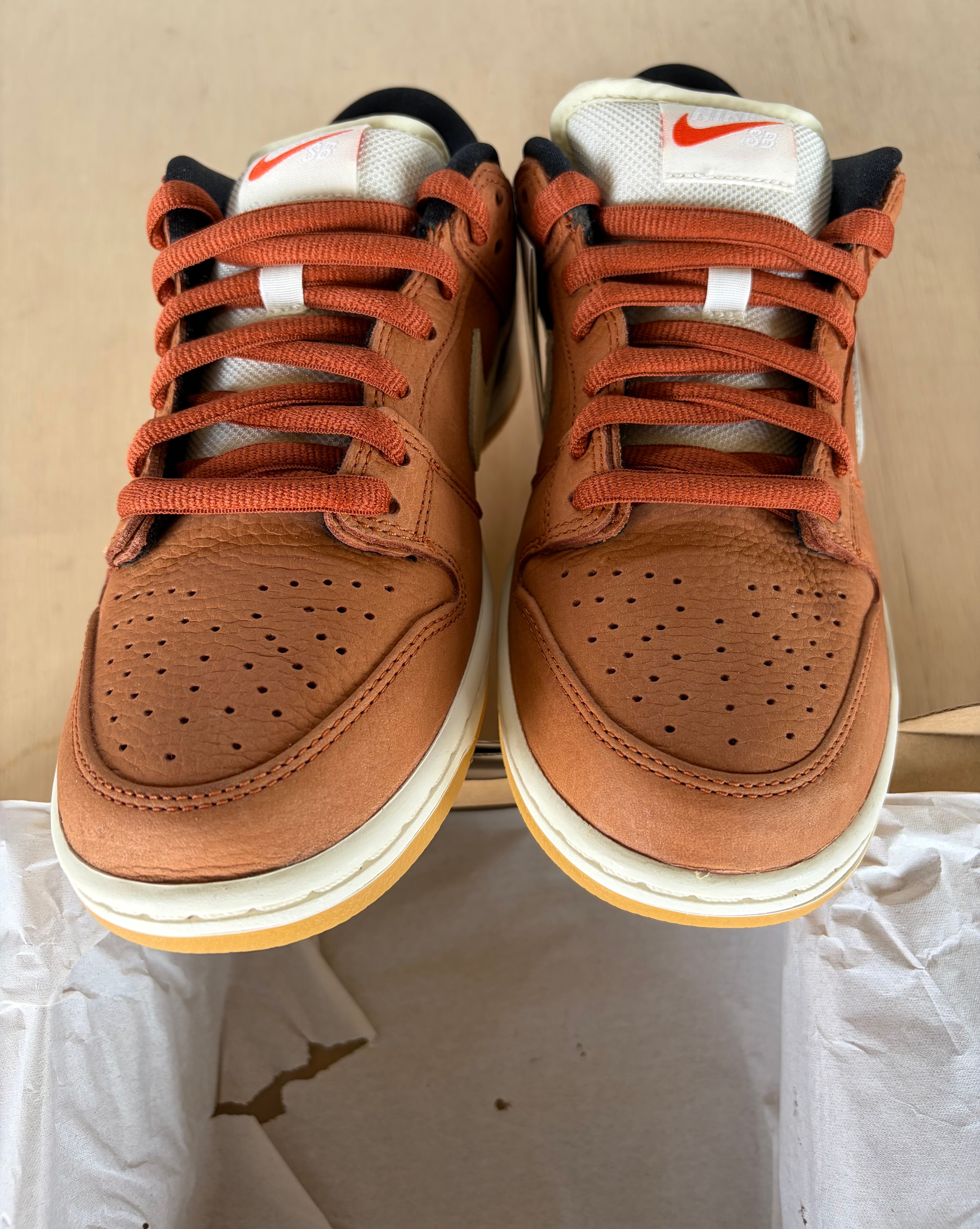 Nike SB Orange Label Dunk Low PRO ISO "Dark Russet"