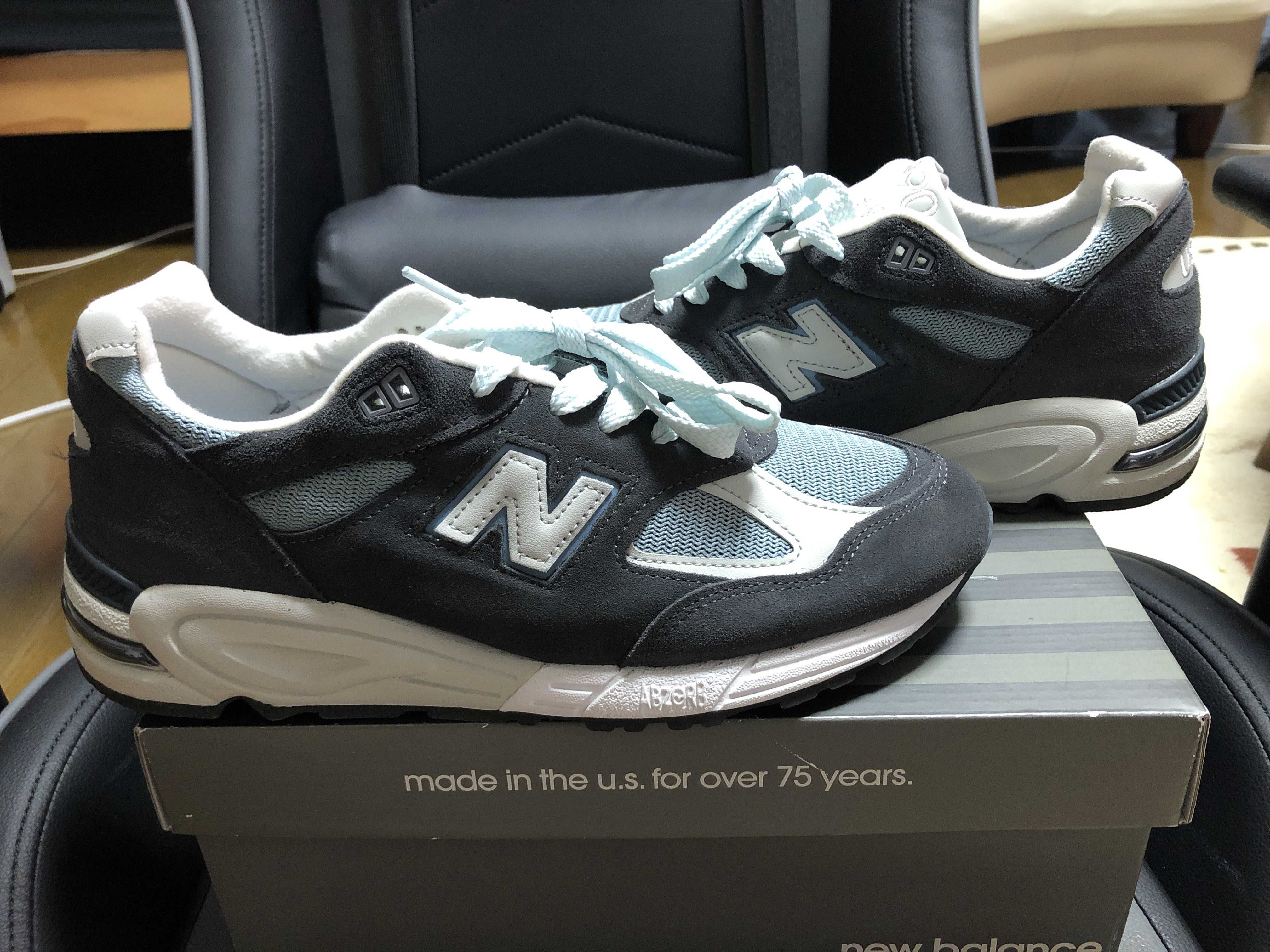 KITH Ronnie Fieg × New Balance 990V2 "Steel Blue"