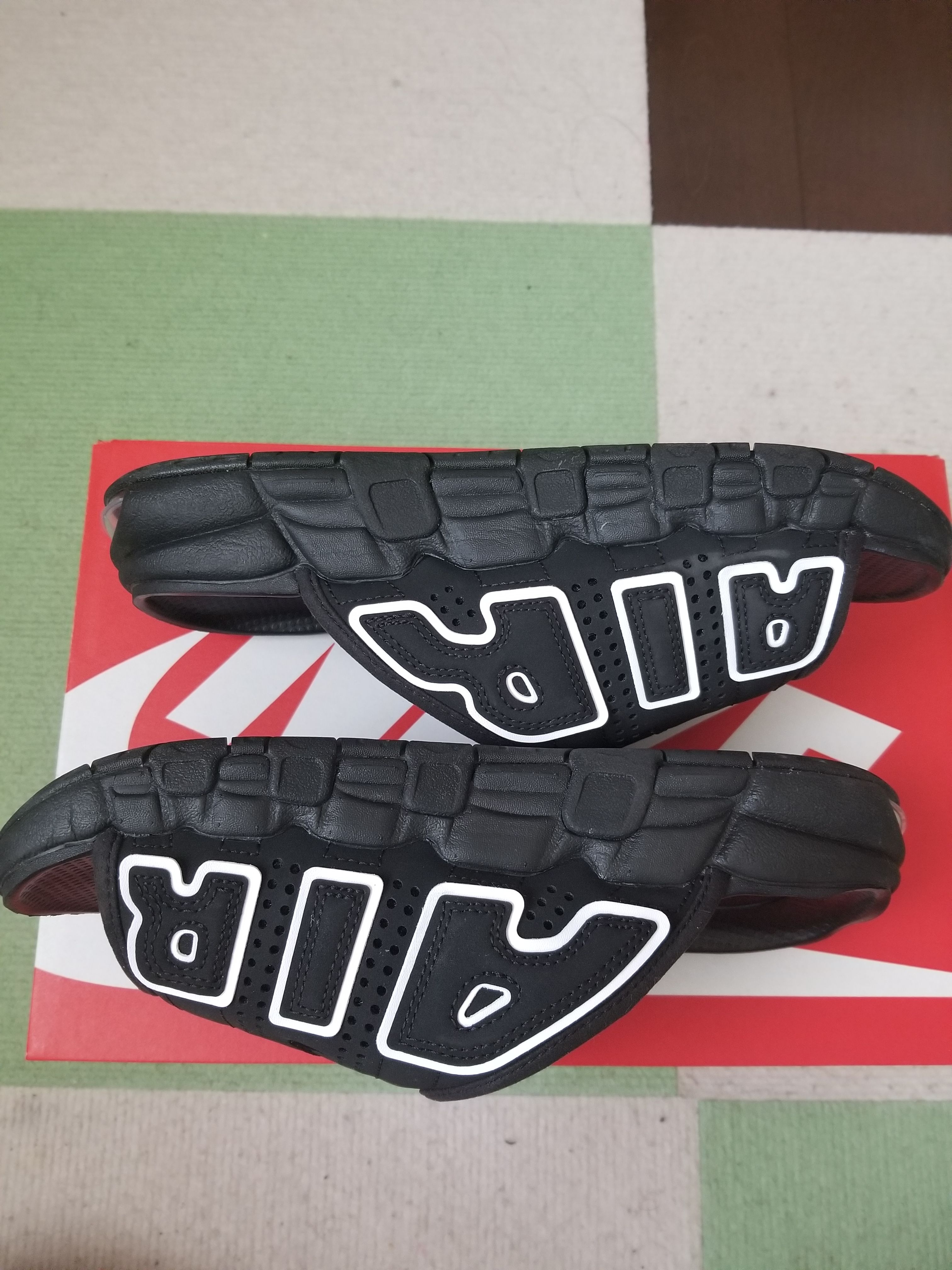 Nike Air More Uptempo Slide "Black" (DV2132-001/DV2137-001)