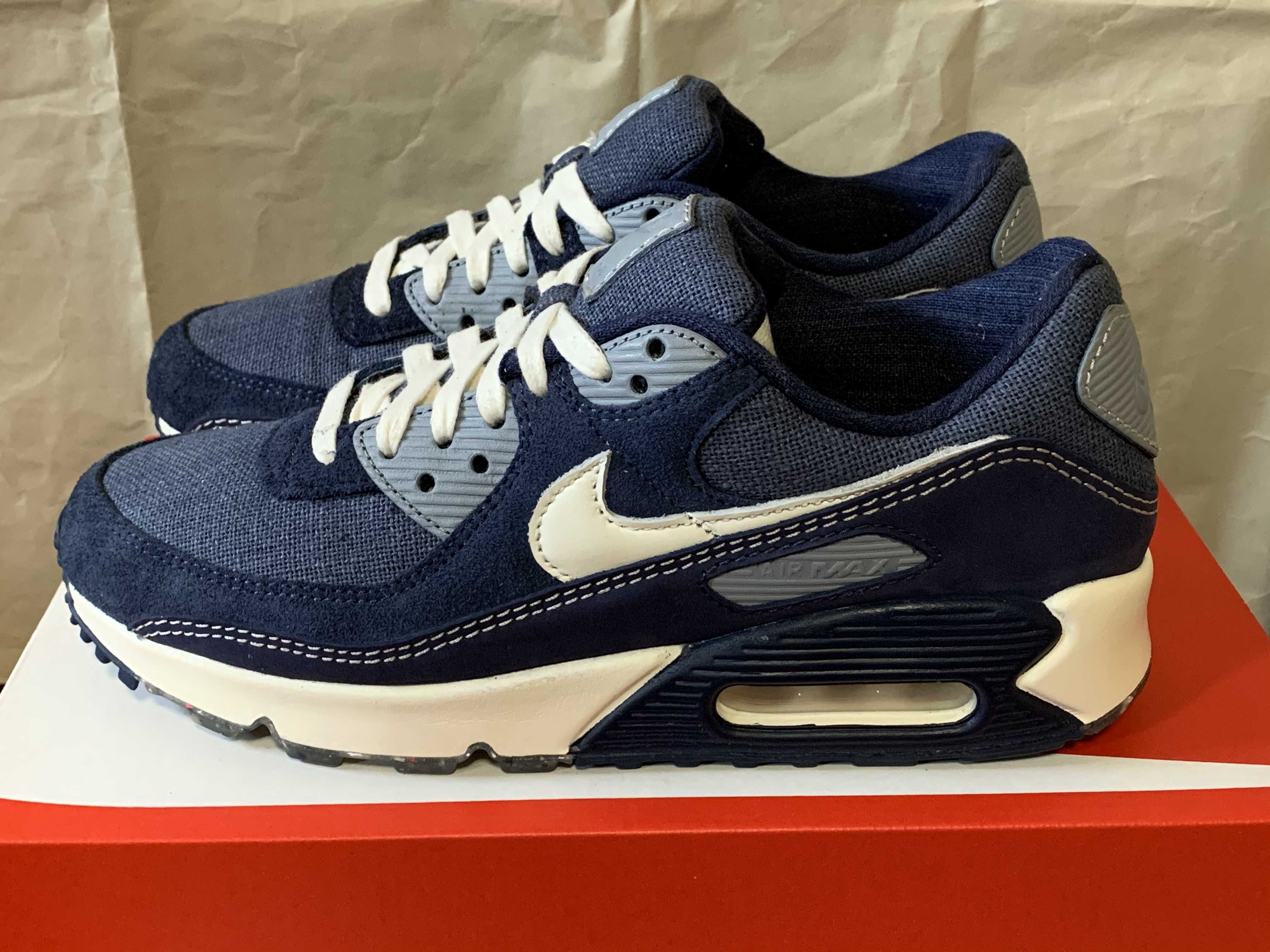 NIKE AIR MAX 90 "DIFFUSED BLUE/SAIL/MIDNIGHT NAVY/OBSIDIAN MIST"