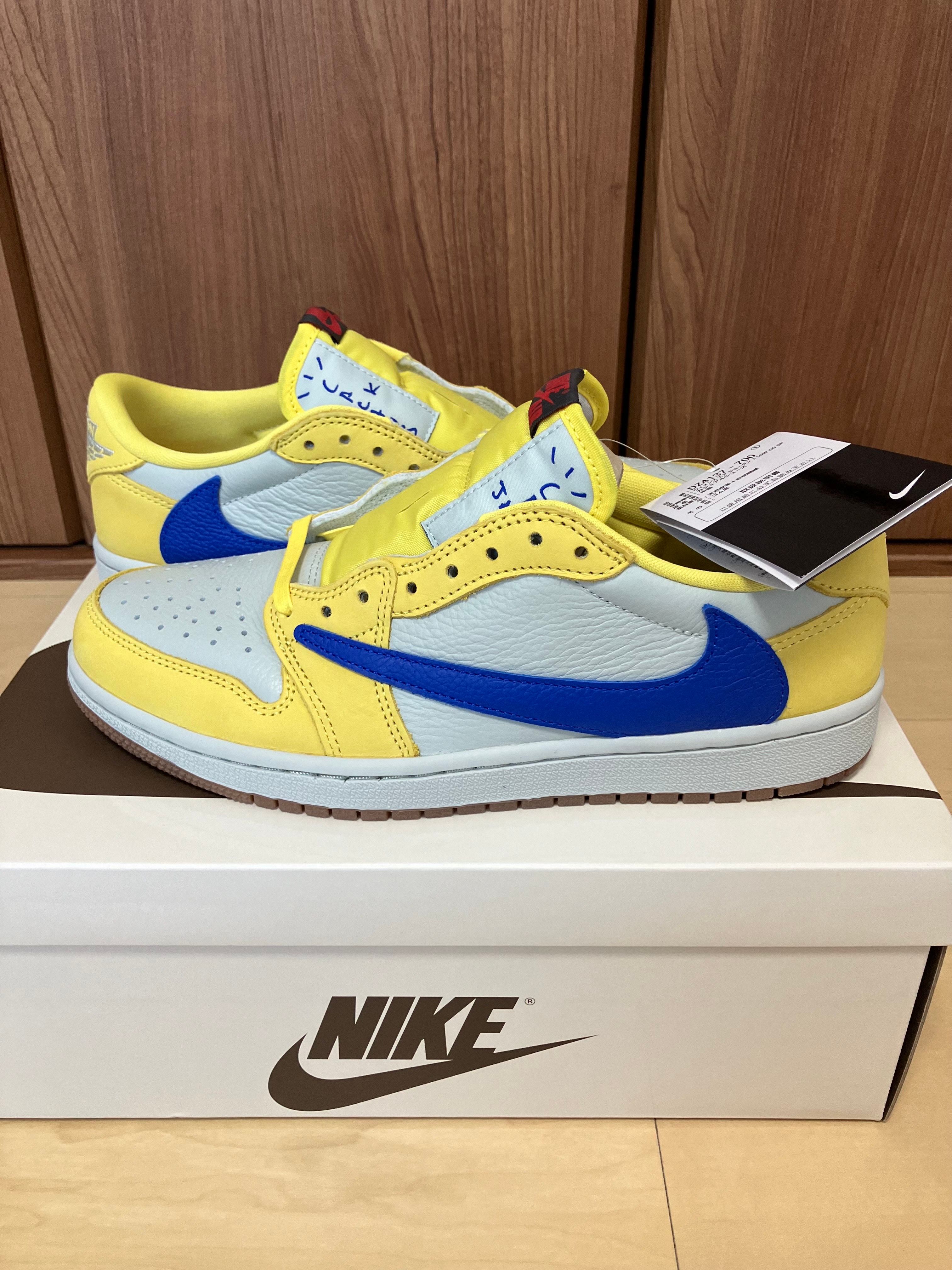 Travis Scott × Nike Women's Air Jordan 1 Retro Low OG "Canary"