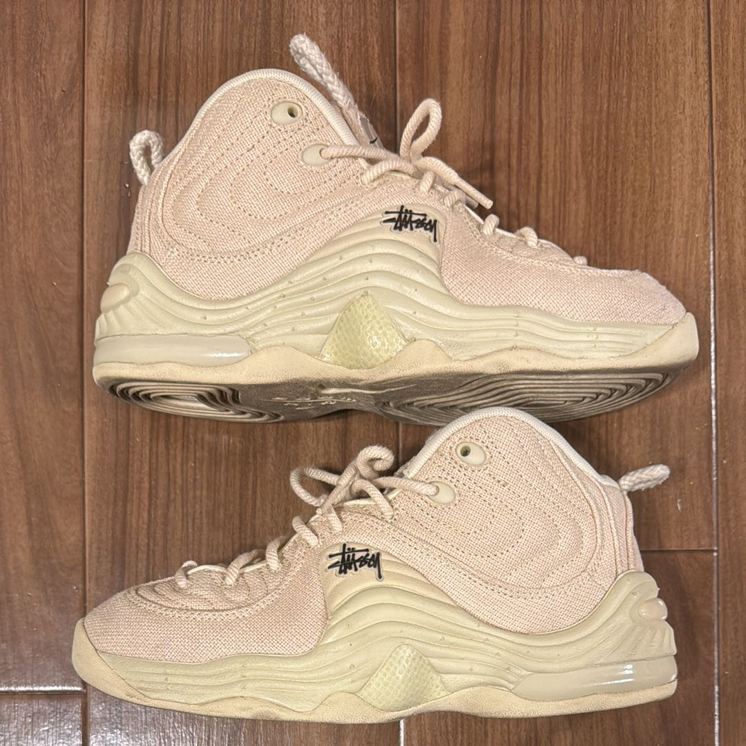 Stussy × Nike Air Penny 2 "Fossil"