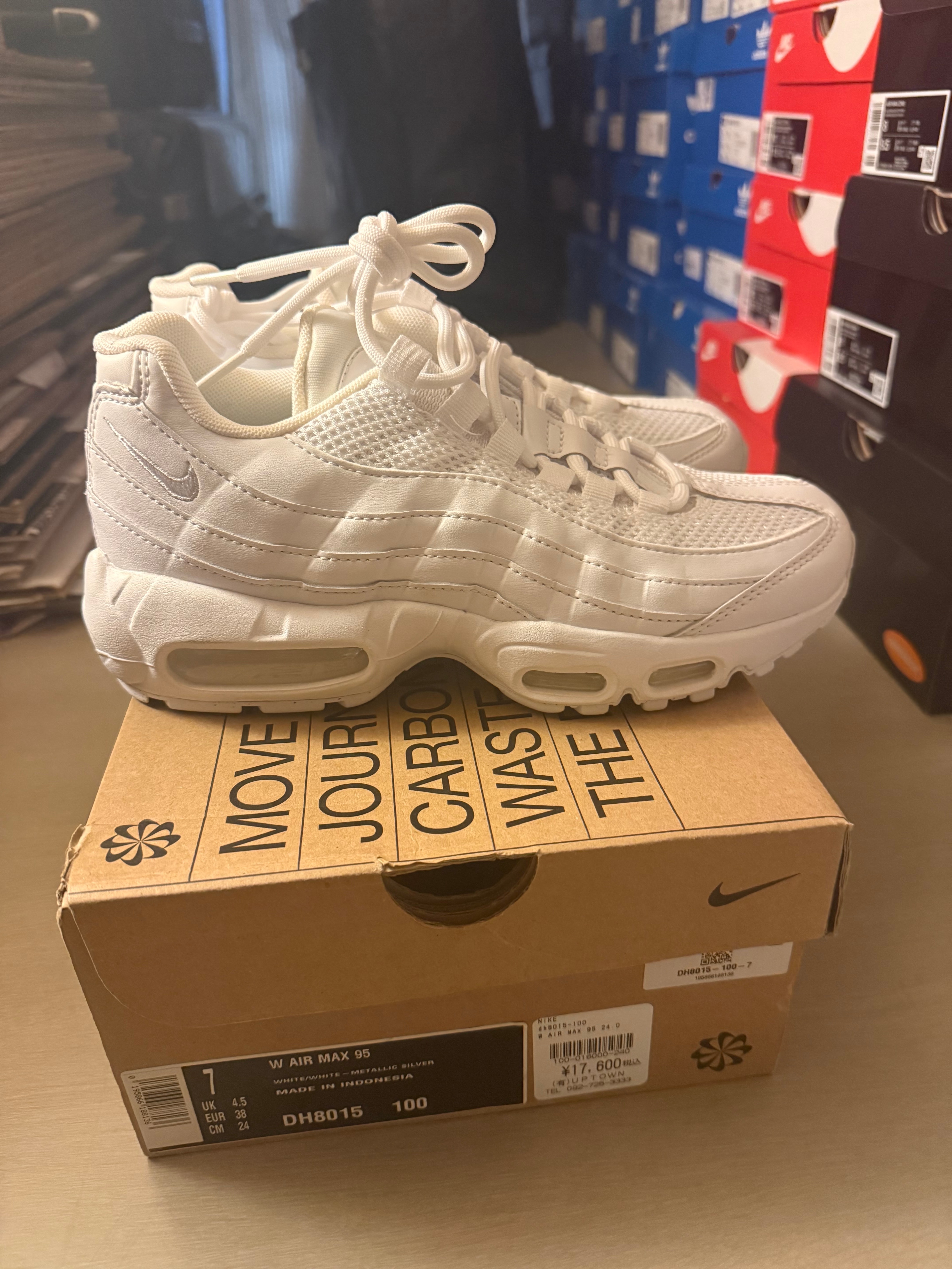 Nike Women's Air Max 95 Next Nature "Triple White"