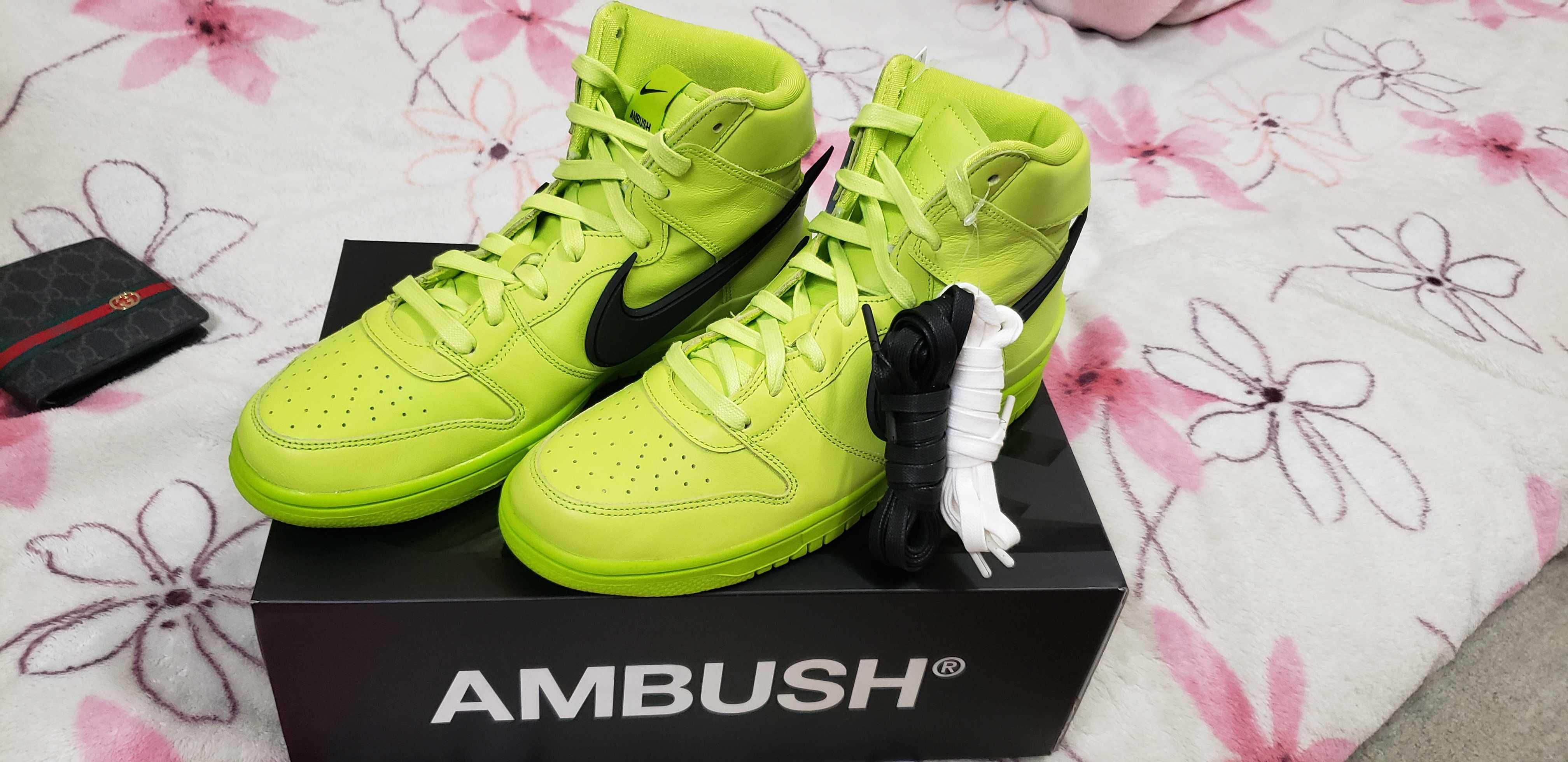 AMBUSH × NIKE DUNK HIGH "FLASH LIME"