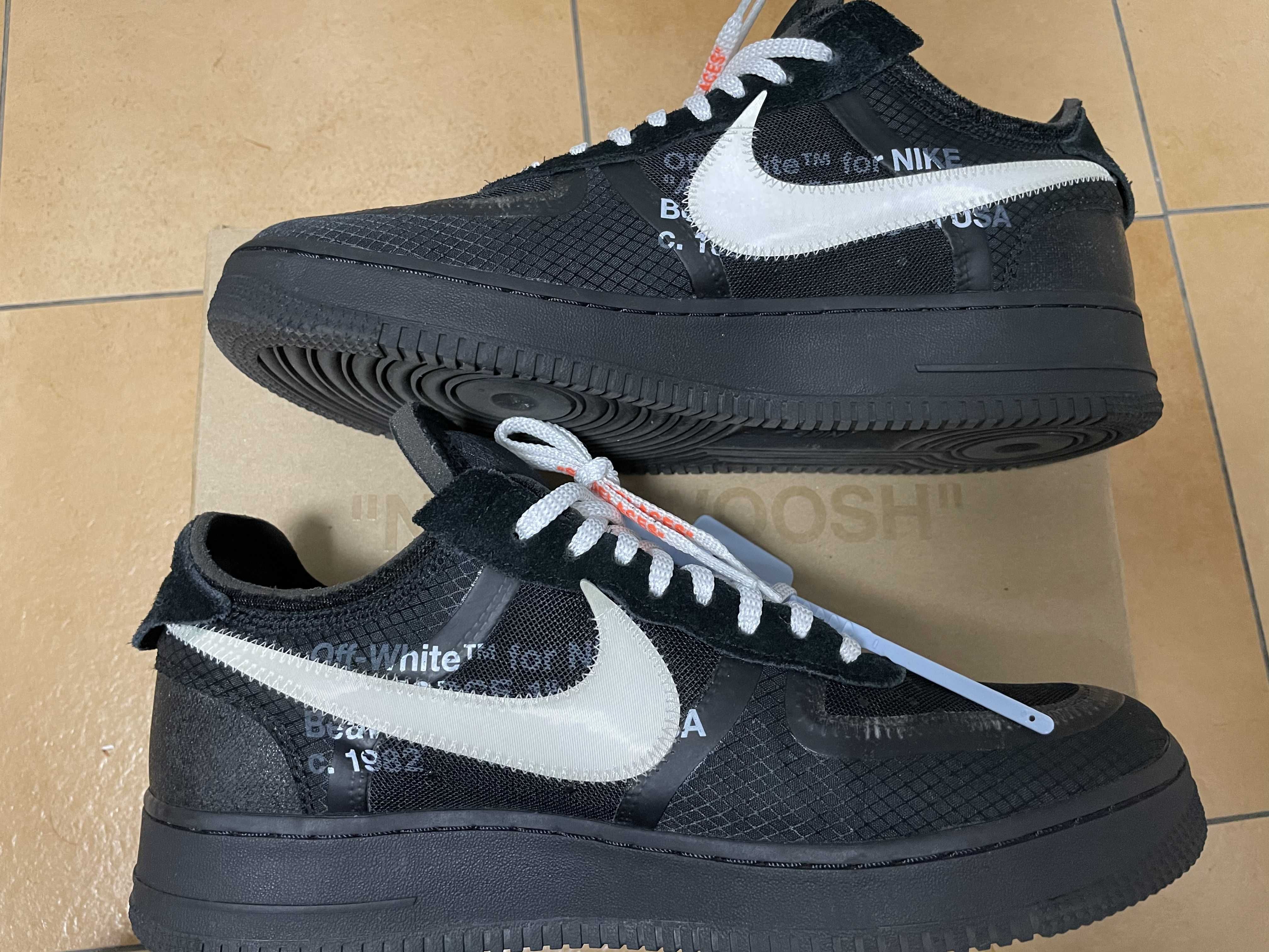 Off-White × Nike Air Force 1 Low "Black"