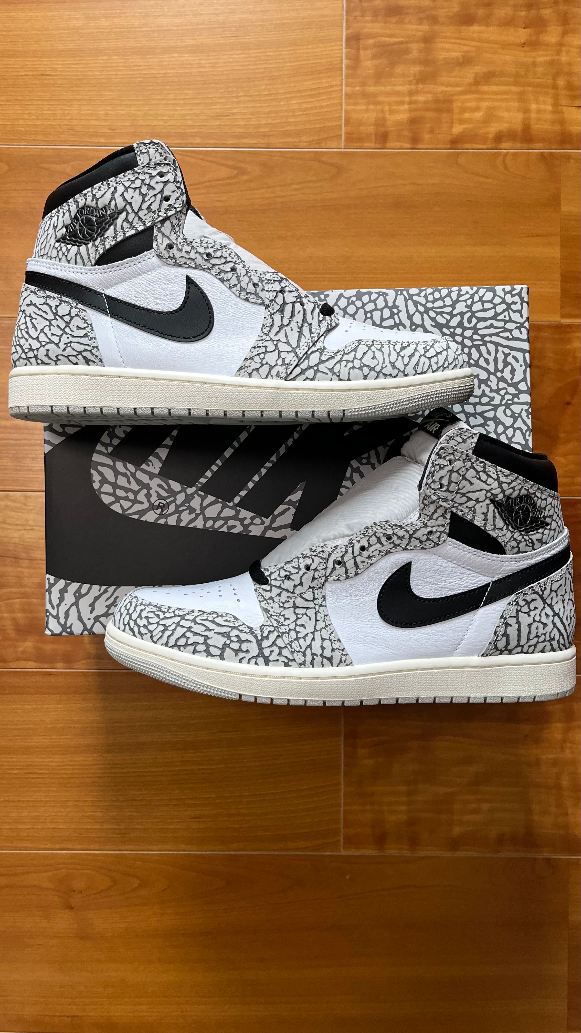 Nike Air Jordan 1 High OG "White Cement/Safari"
