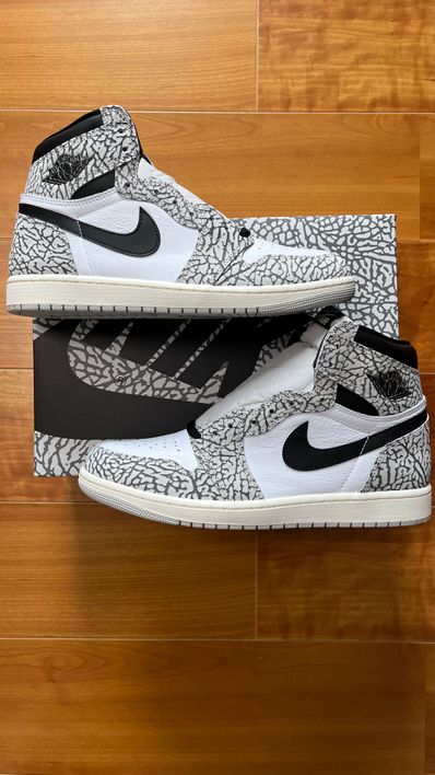 Nike Air Jordan 1 High OG "White Cement/Safari"