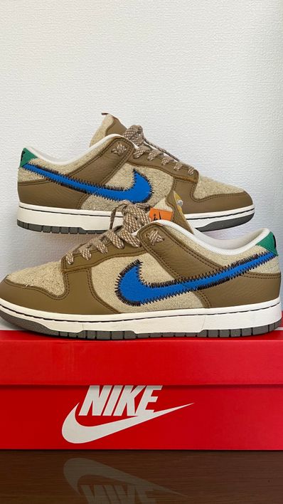 size? × Nike Dunk Low "Dark Driftwood/Photo BlueRattan"